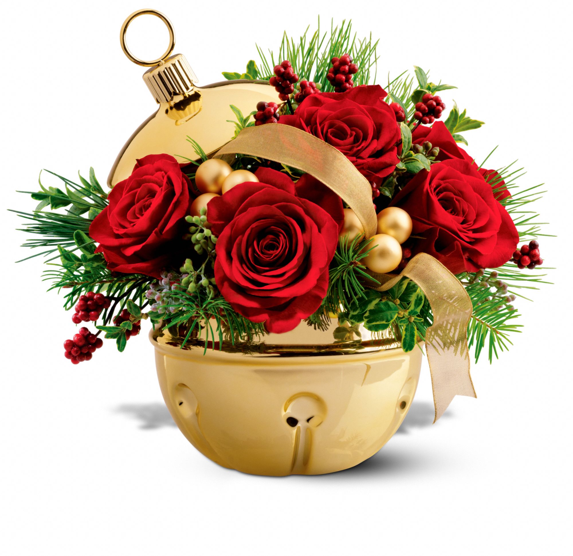 Teleflora's Golden Bell Bouquet Flowers