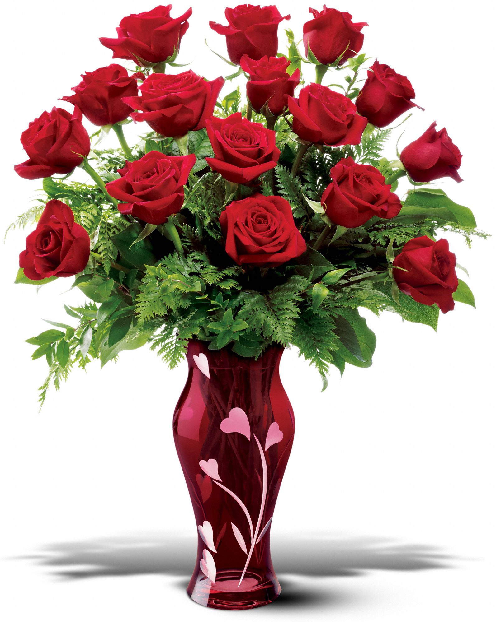 Teleflora's 16 Kisses Bouquet in Novi&nbsp;MI, The Flower Alley