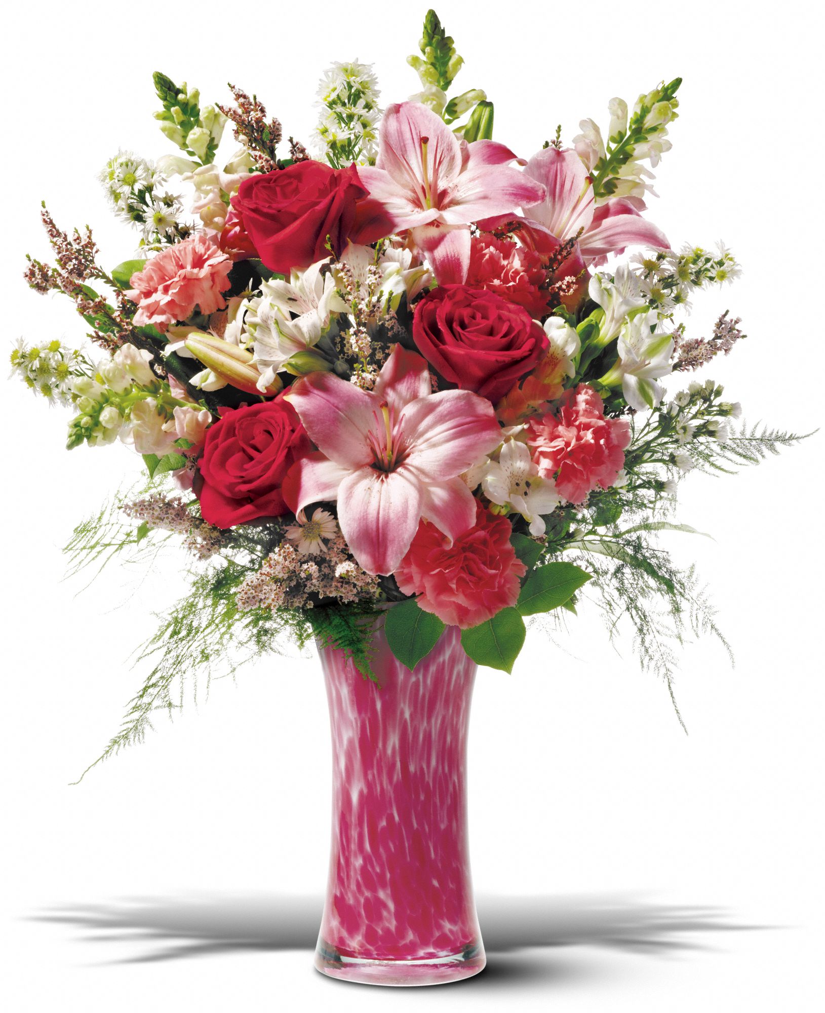 Teleflora's Pink Art Glass Bouquet, picture