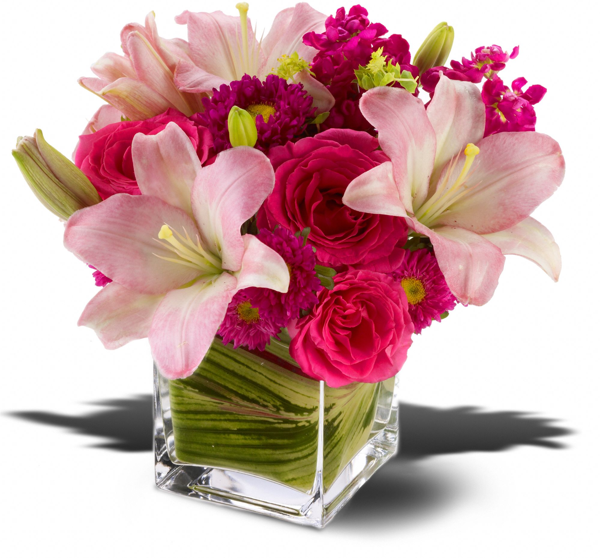 Teleflora's Posh Pinks graphic