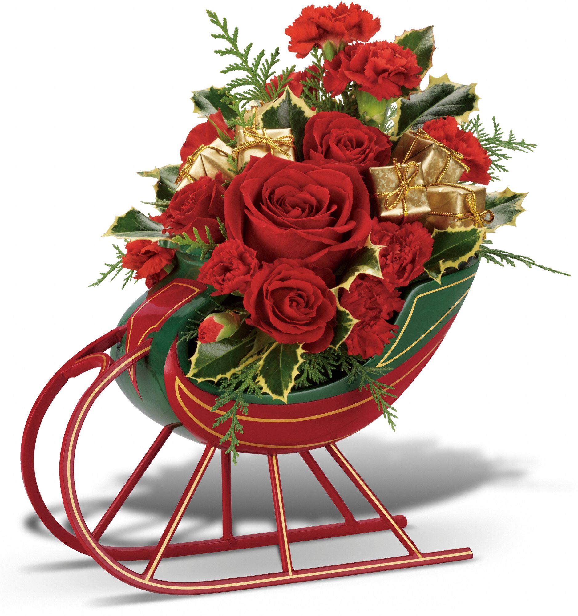 Teleflora's Sleigh Ride Bouquet in Anchorage AK Muffy's Flower Box