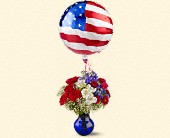Martin Flowers, Birmingham, Alabama - Red, White and Balloon, picture