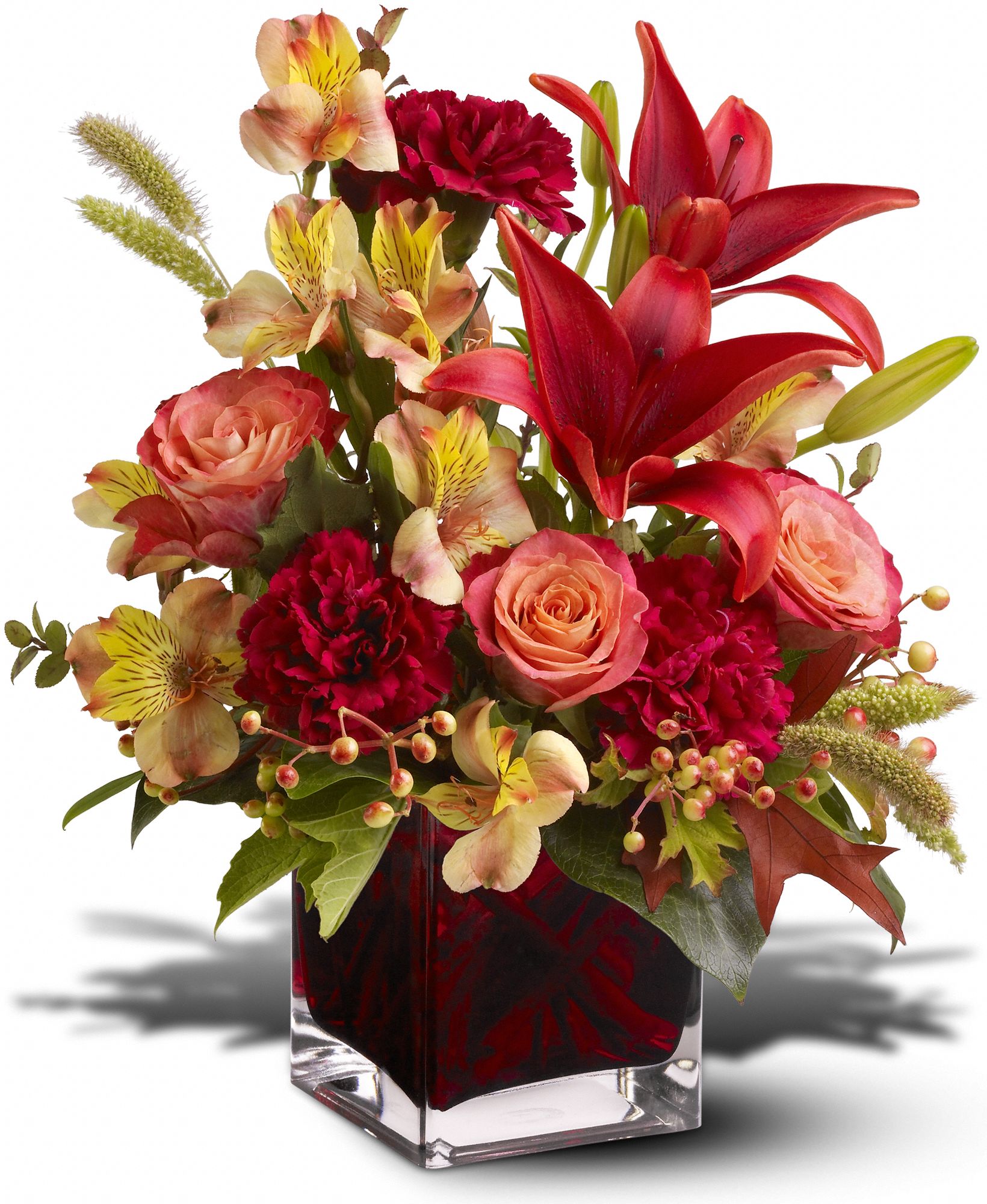 Teleflora's Indian Summer in Humble TX Rainbow Floral Shop