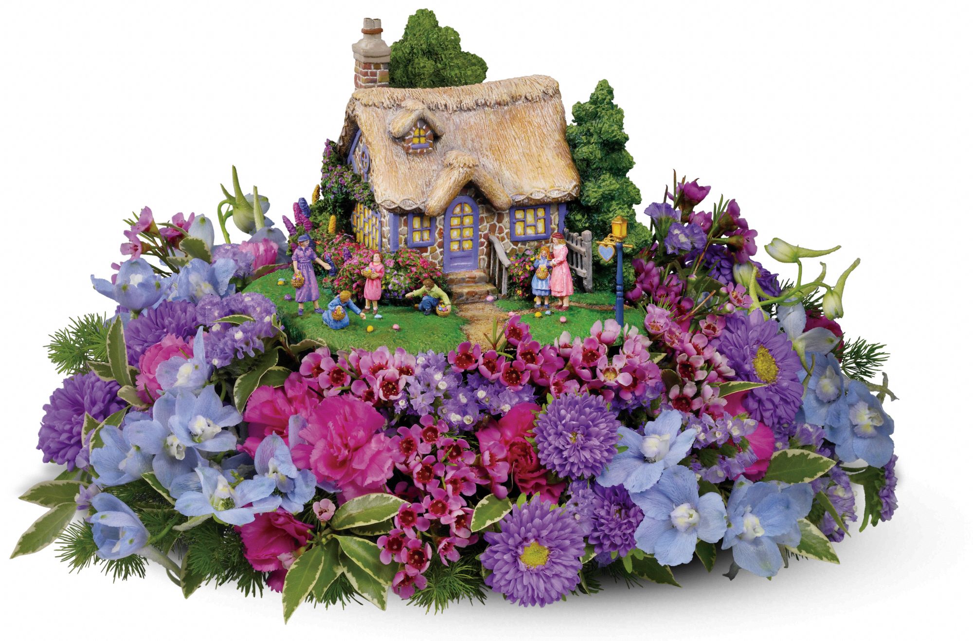 Thomas Kinkade's Easter Egg Hunt Bouquet graphic