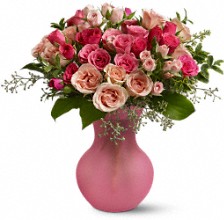 Pink Mothers Day Rose Arranagement  Proncess Roses
