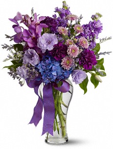 Blue, Purple and Lavender Flowers - Amazing Grace Flower Bouquet