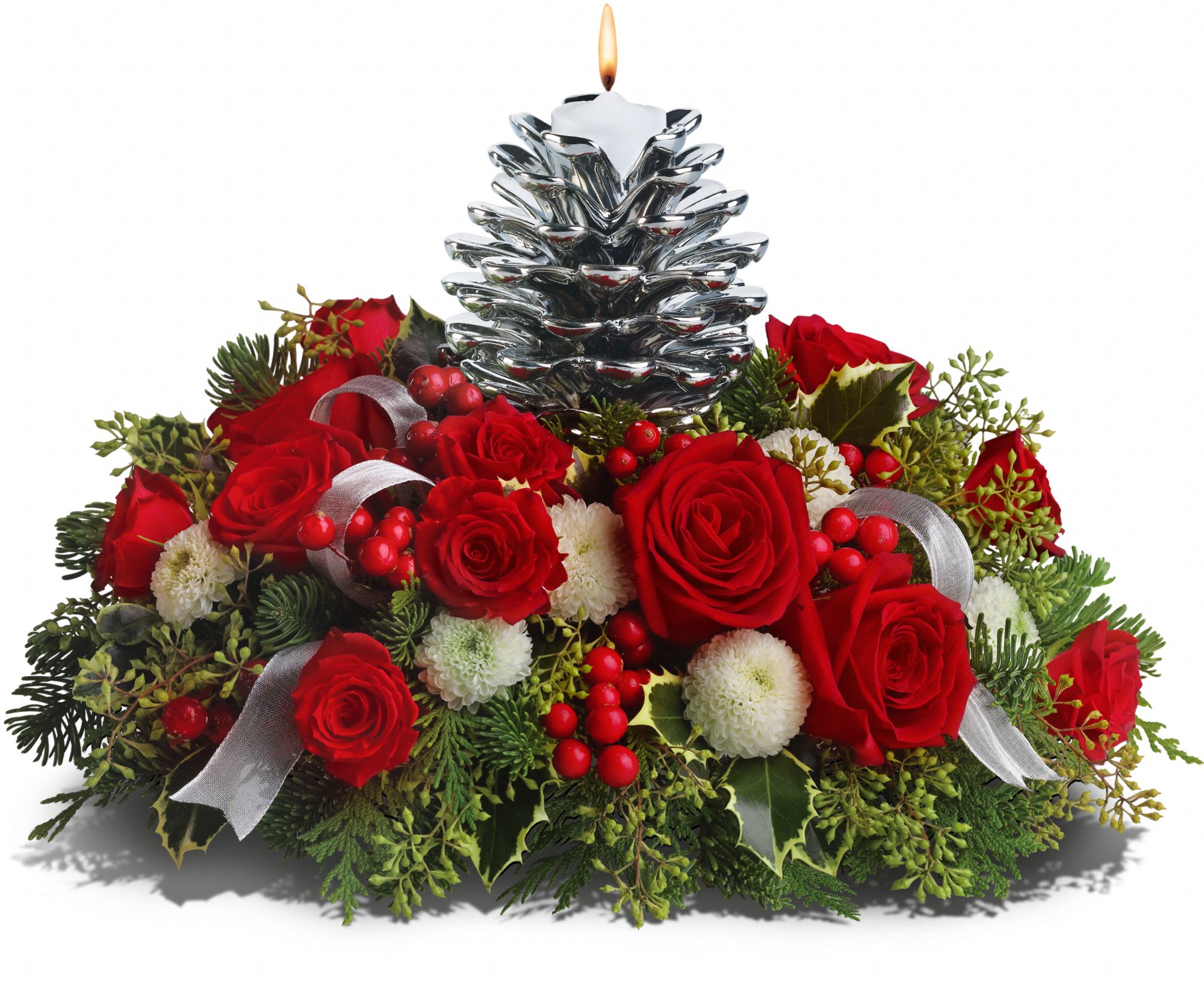 Silver Pinecone Bouquet