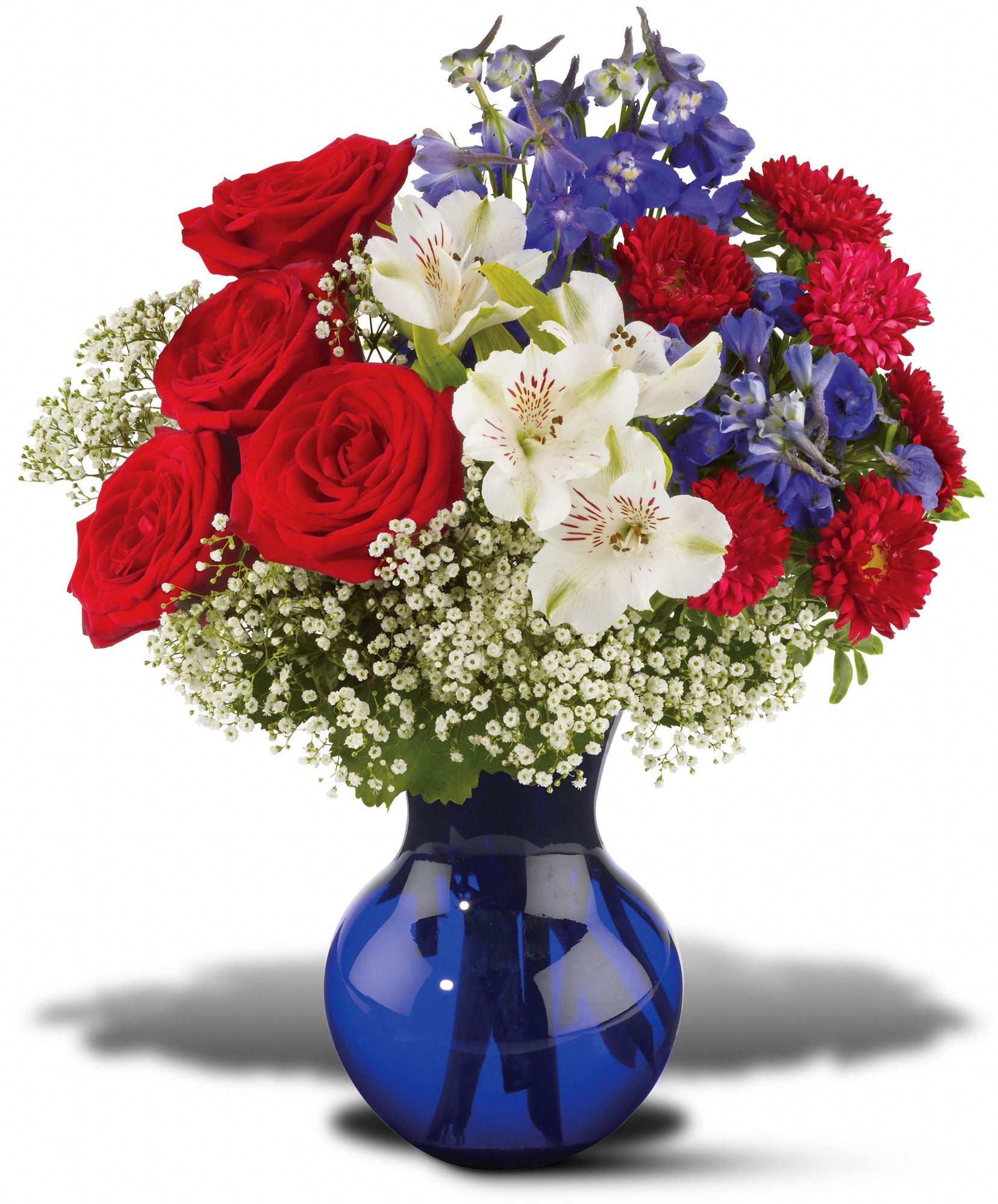 Red White and True Bouquet, picture