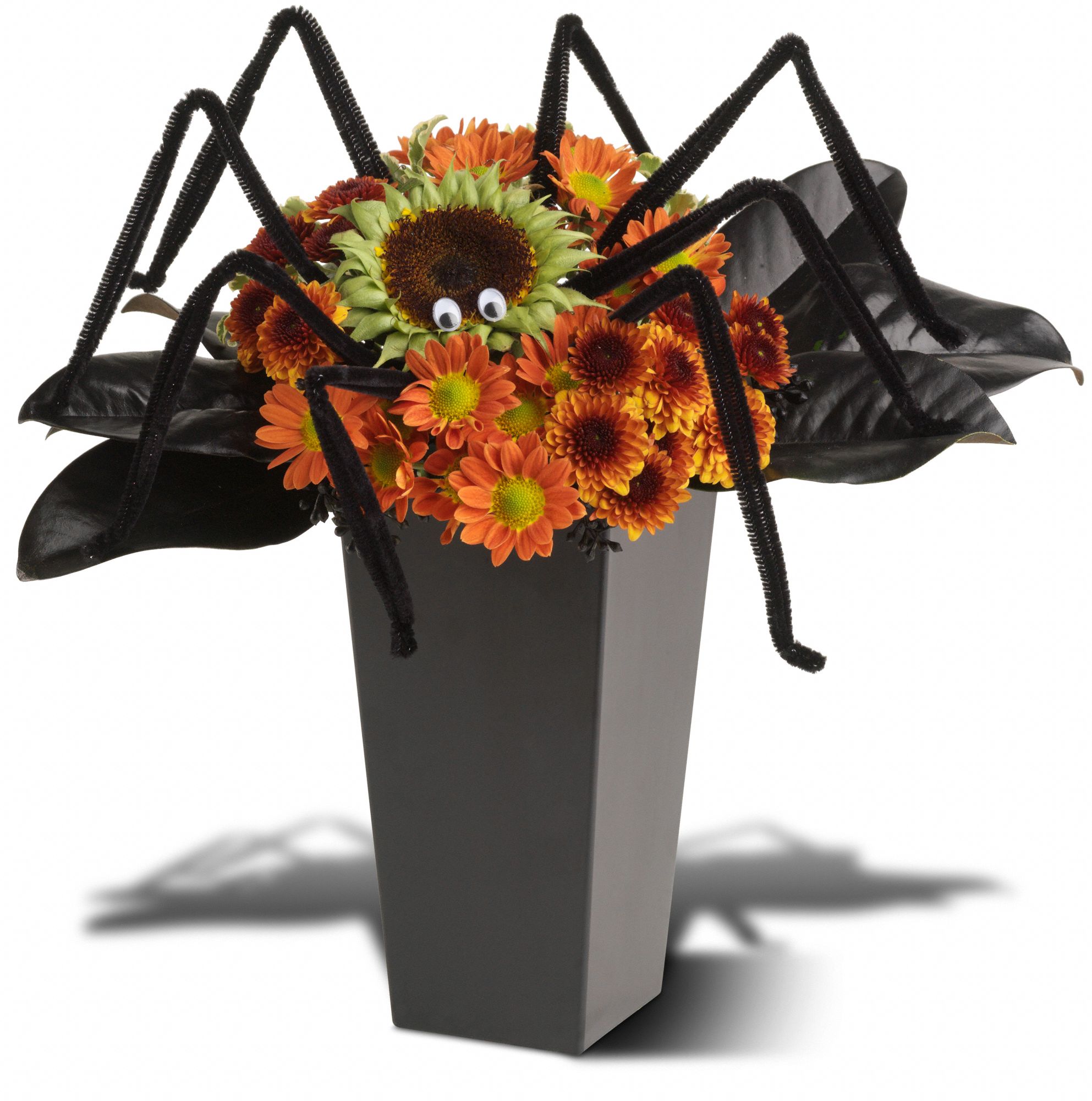 Send Halloween Flowers - Spooktacular Spider Flower Arrangement