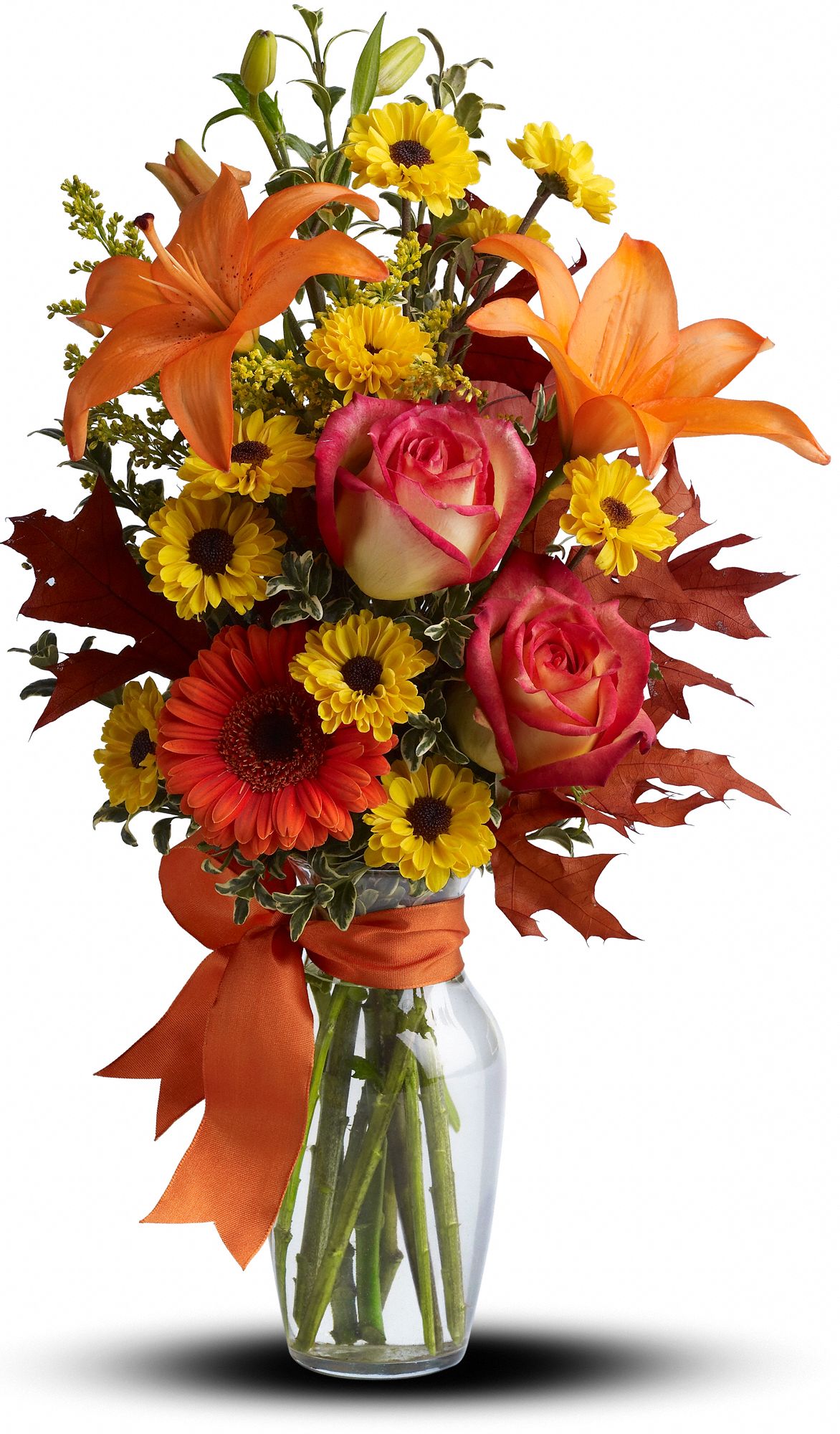 Burst of Autumn Flower Arrangement