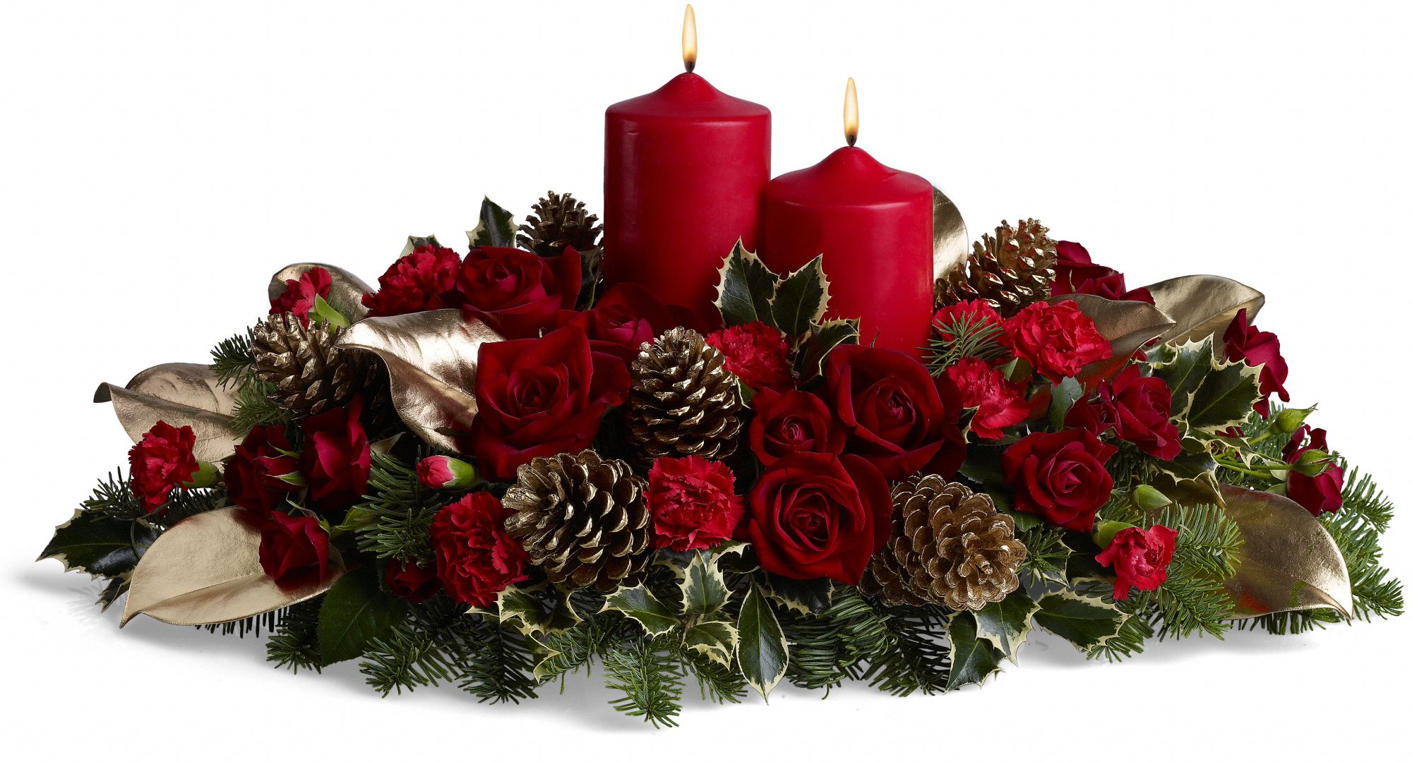 Lovely and Luminous Flower Centerpiece