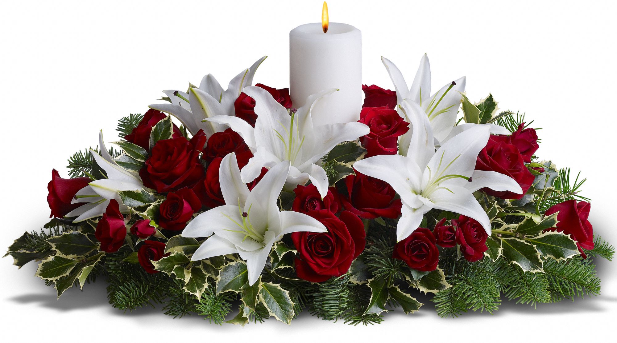 Luminous Lilies Centerpiece in Deer Park TX Deer Park Florist
