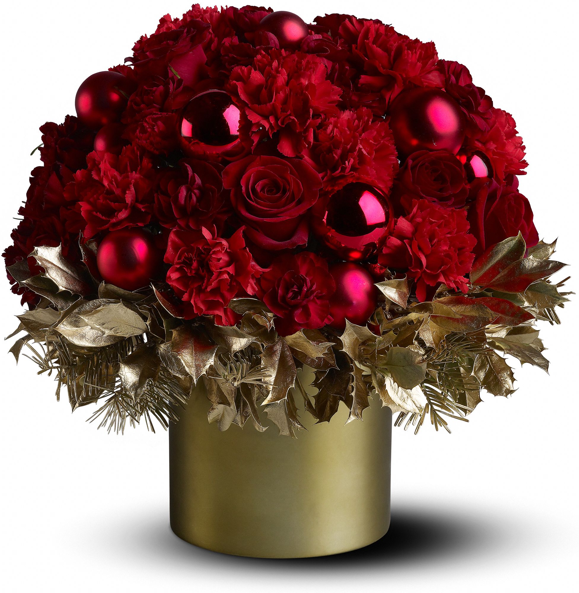 Teleflora's Golden Holly-Day in Wichita KS The Flower Factory, Inc.