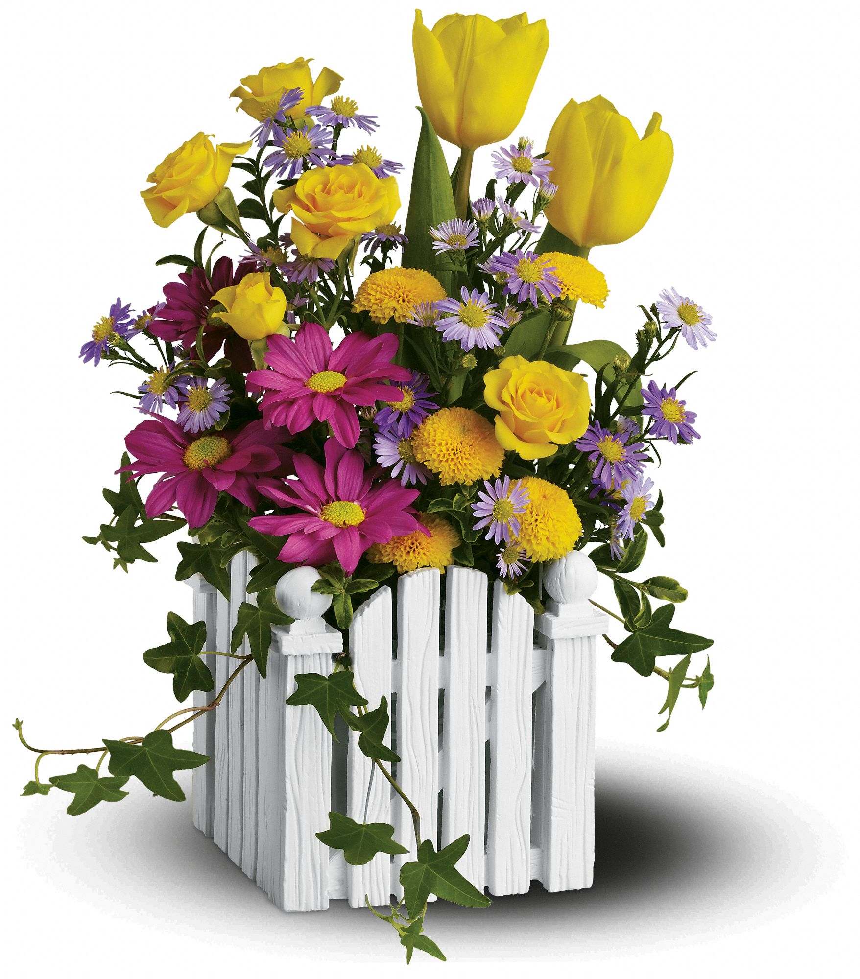 Teleflora's Picket Fence Bouquet in Indianapolis IN Gillespie Florists