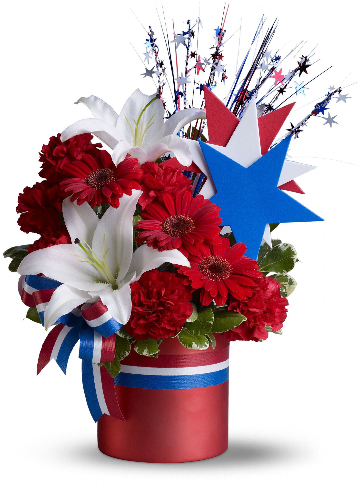 Vote Red Flower Bouquet