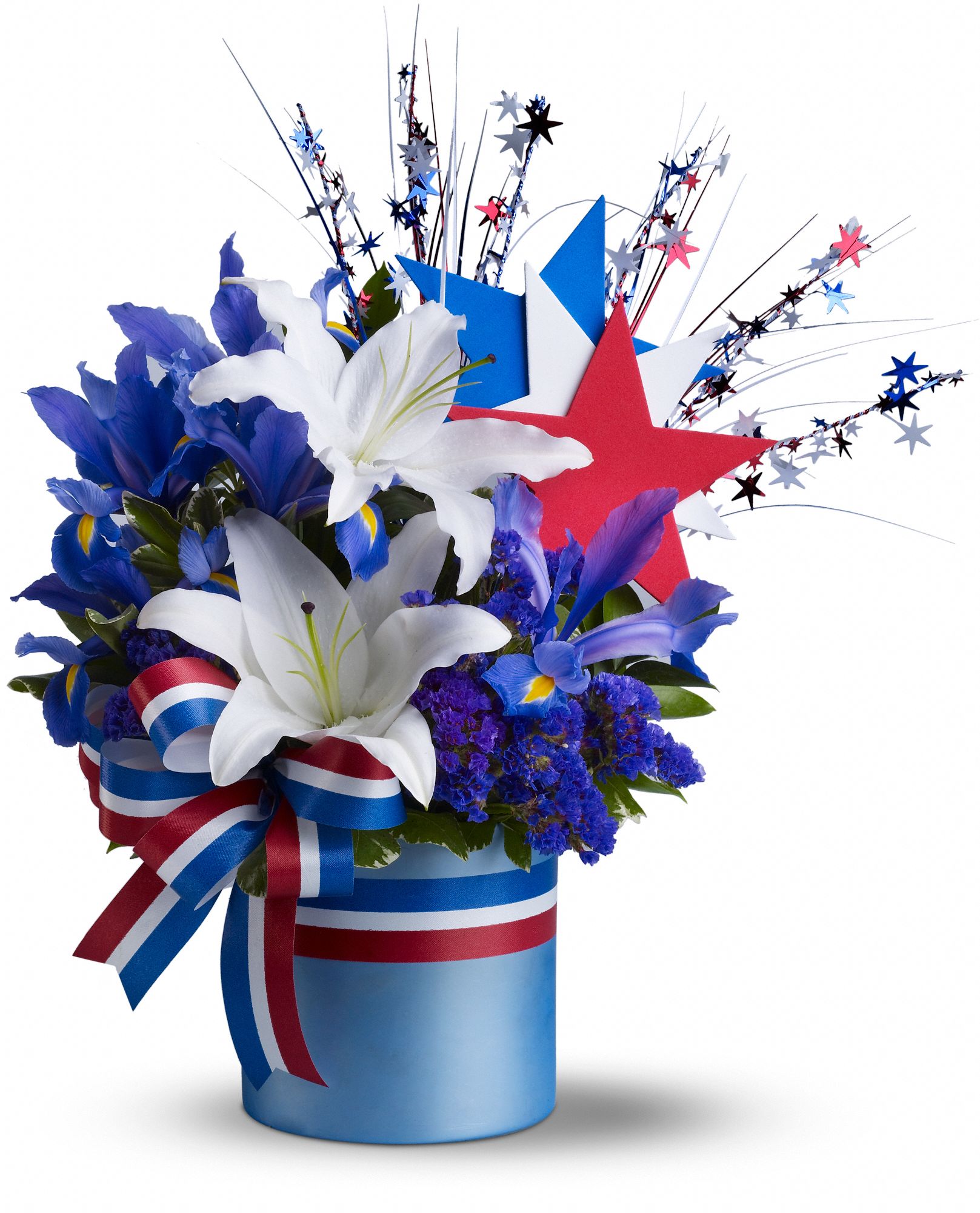 Vote Blue Flower Bouquet