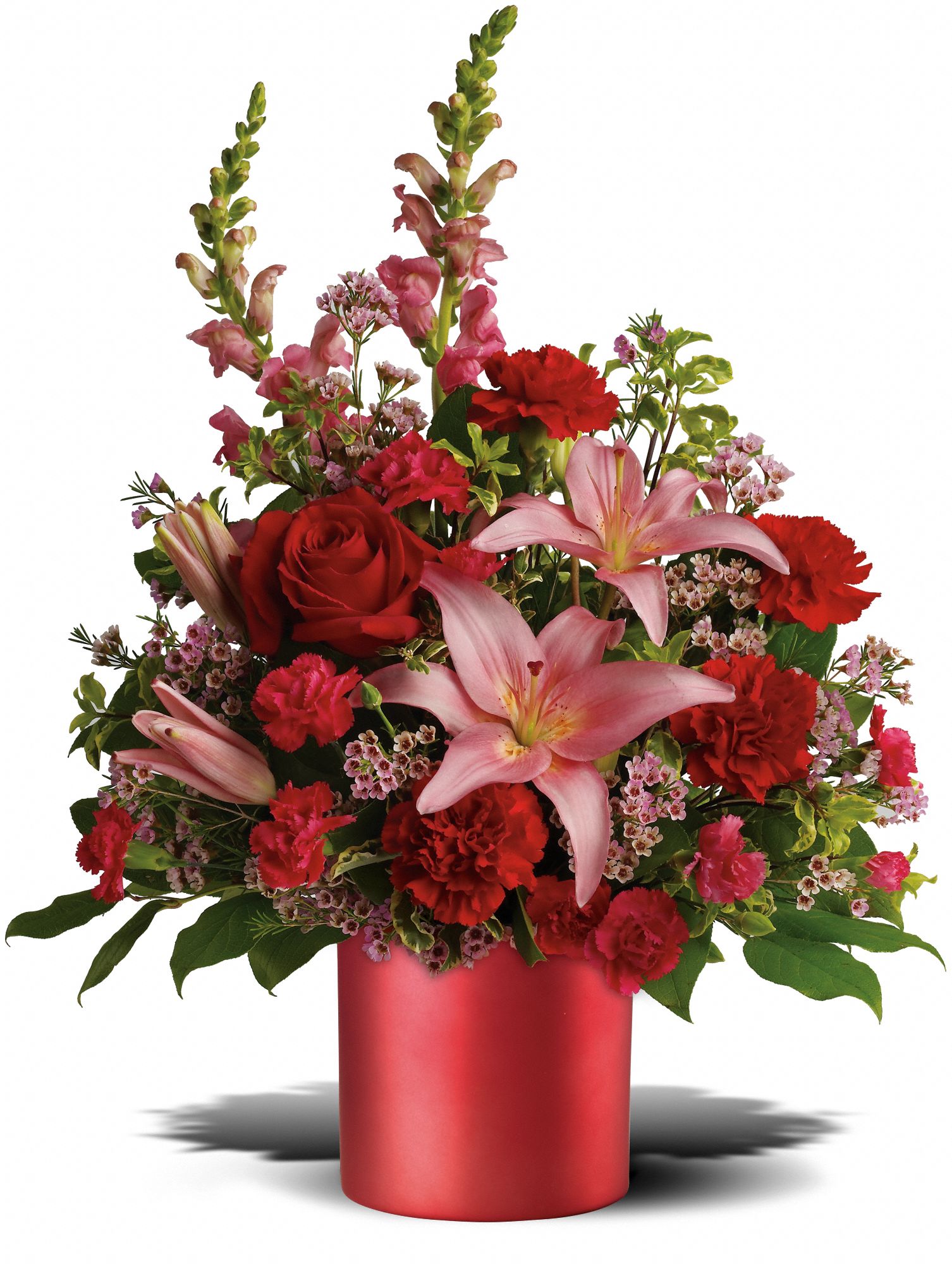 Teleflora's Red Romance Bouquet in Greensboro NC Send Your Love Florist & Gifts