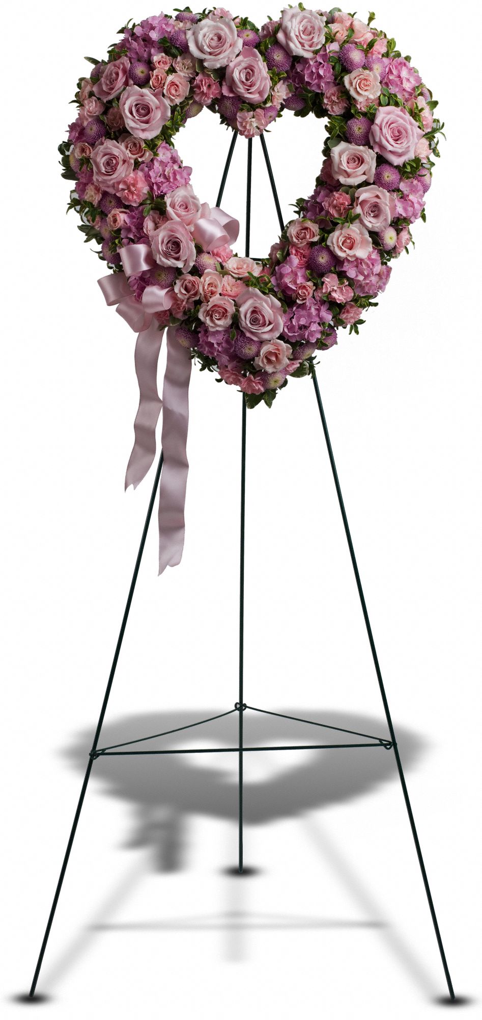 Rose Garden Heart Flowers