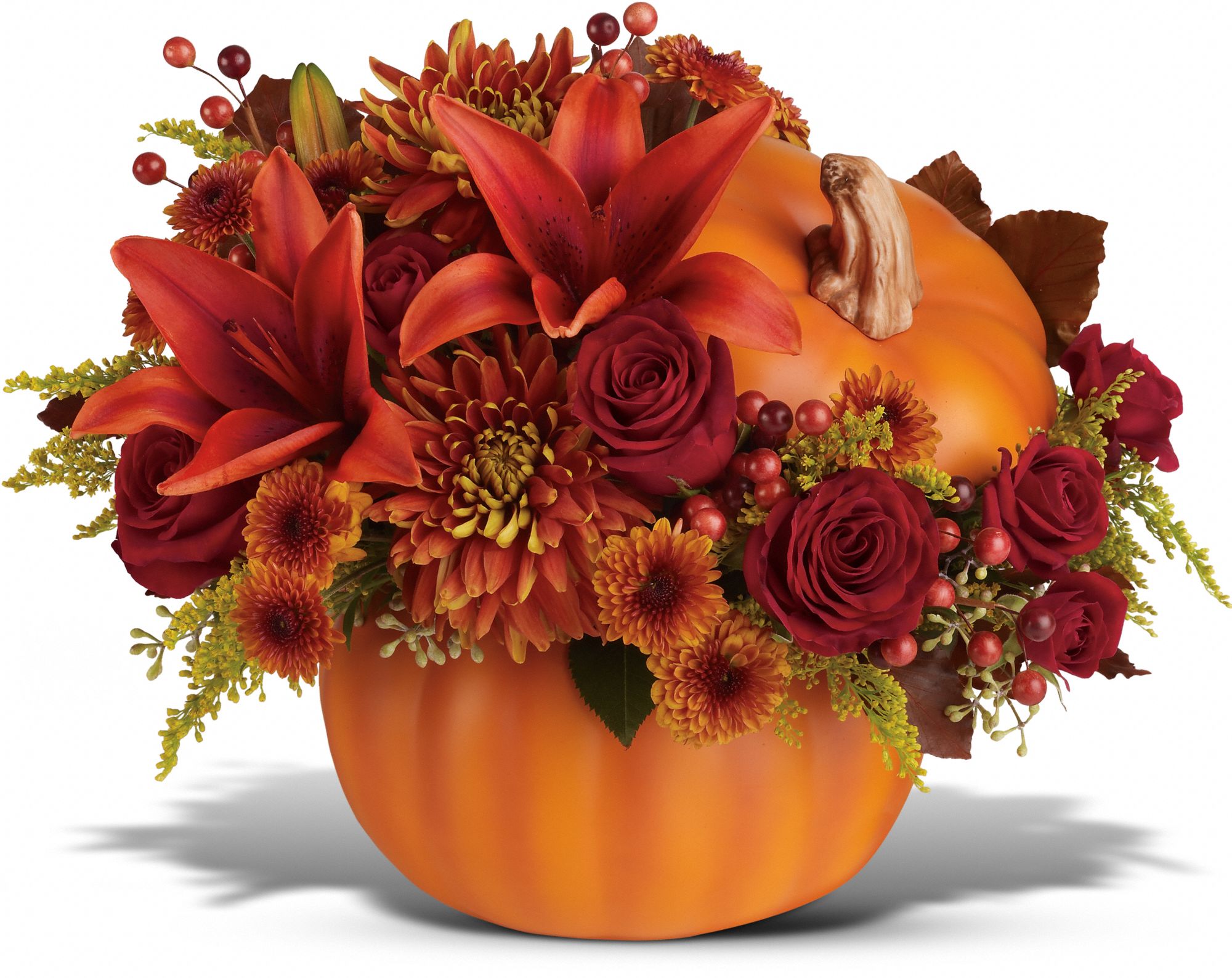Teleflora's Prize Pumpkin Bouquet Flowers