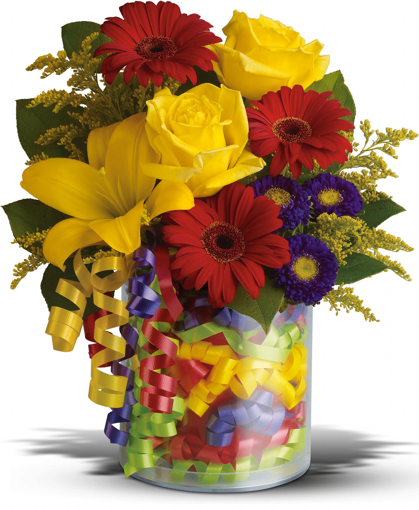 Teleflora's Birthday Ribbon Bouquet in Goldthwaite TX Live Oak Florist