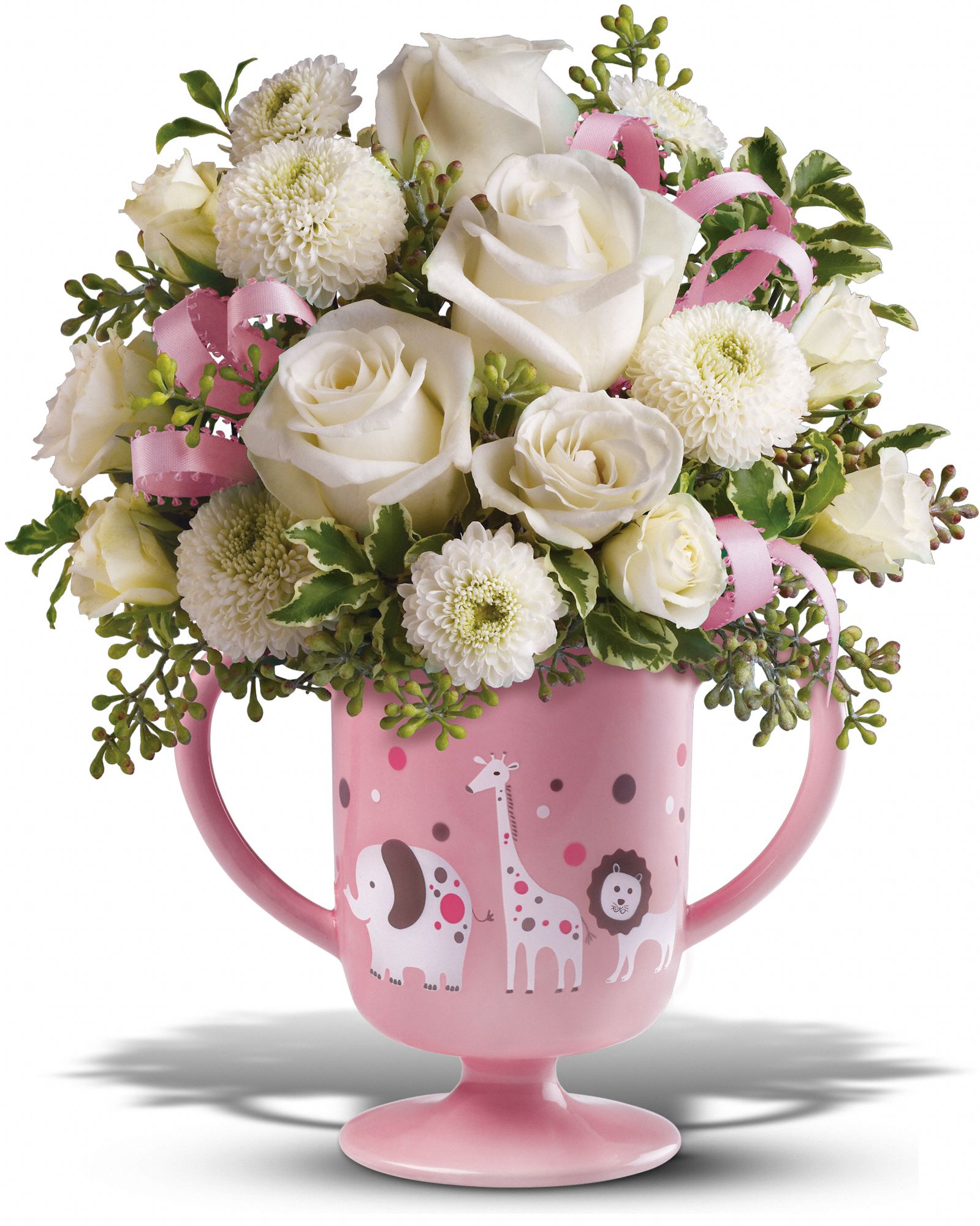 MiGi's Baby Circus Bouquet by Teleflora - Pink Flowers