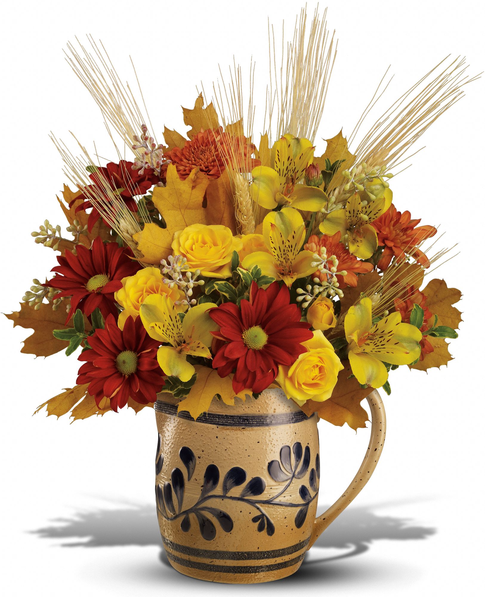 WILLIAMSBURG Salt-Glaze Pitcher by Teleflora, picture