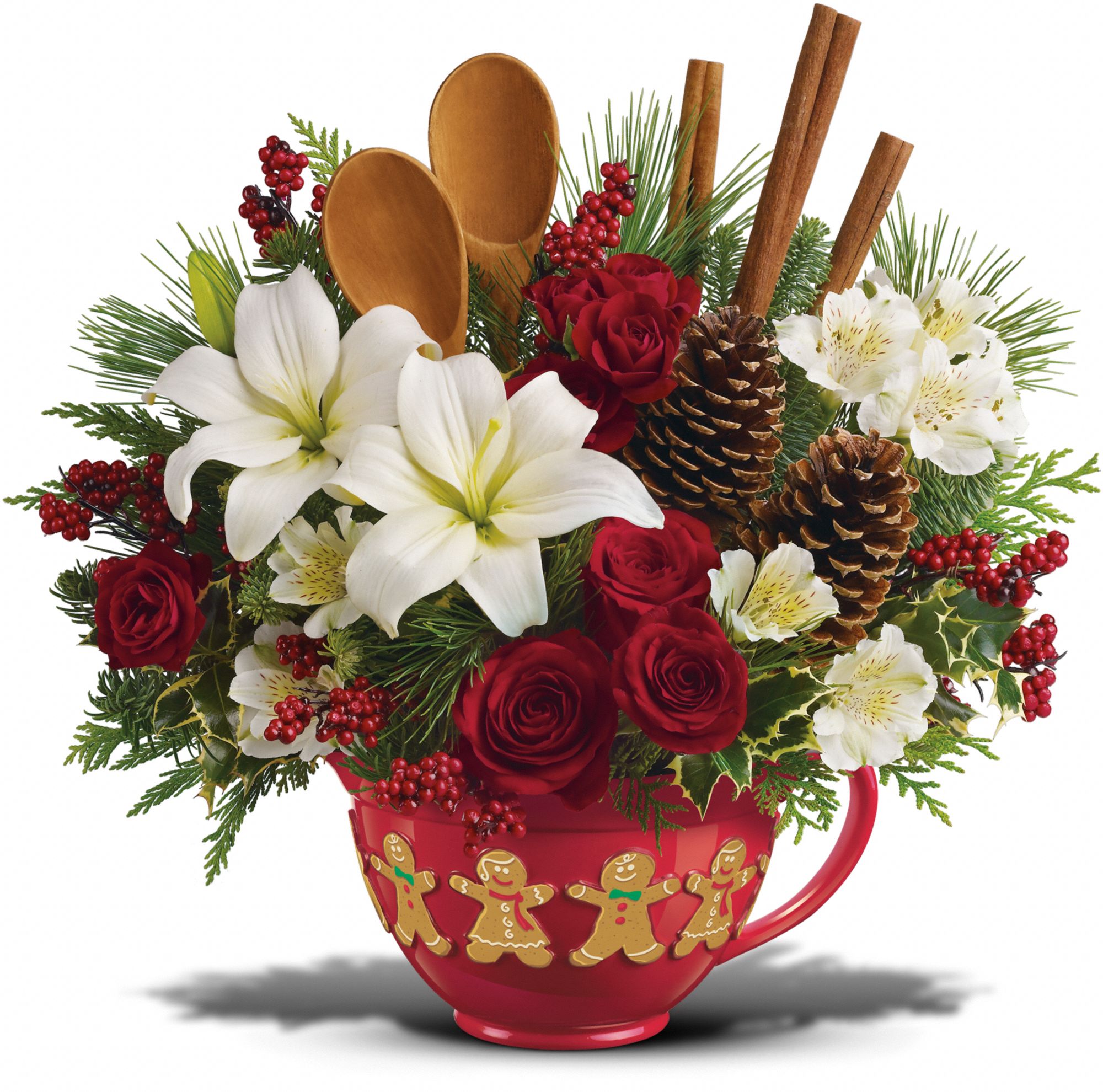 Teleflora's Mixing Bowl Bouquet - Deluxe in Conroe TX Antique Rose