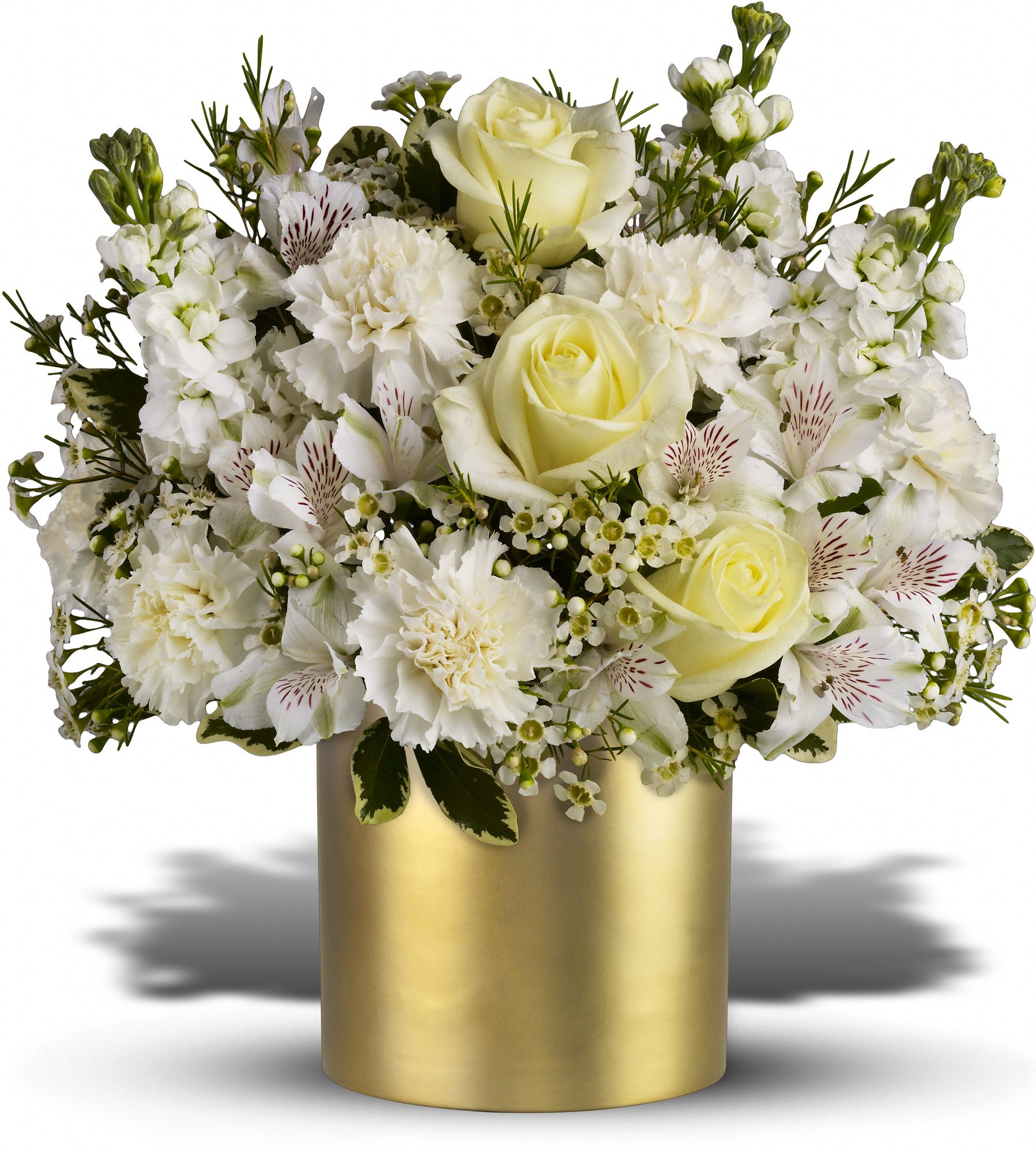 Teleflora's Champagne & Gold in Collinsville&nbsp;OK, Garner's Flowers