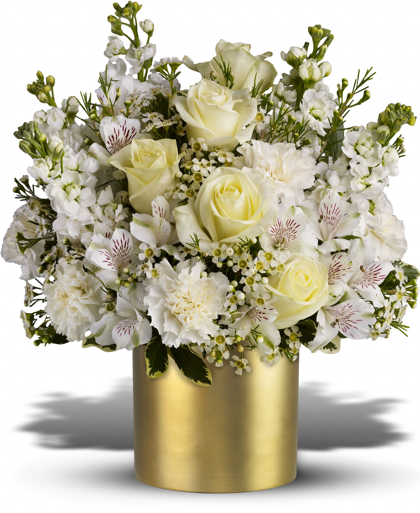 Teleflora's Champagne & Gold - Deluxe in Winchester&nbsp;MA, Pondview Florist, Inc