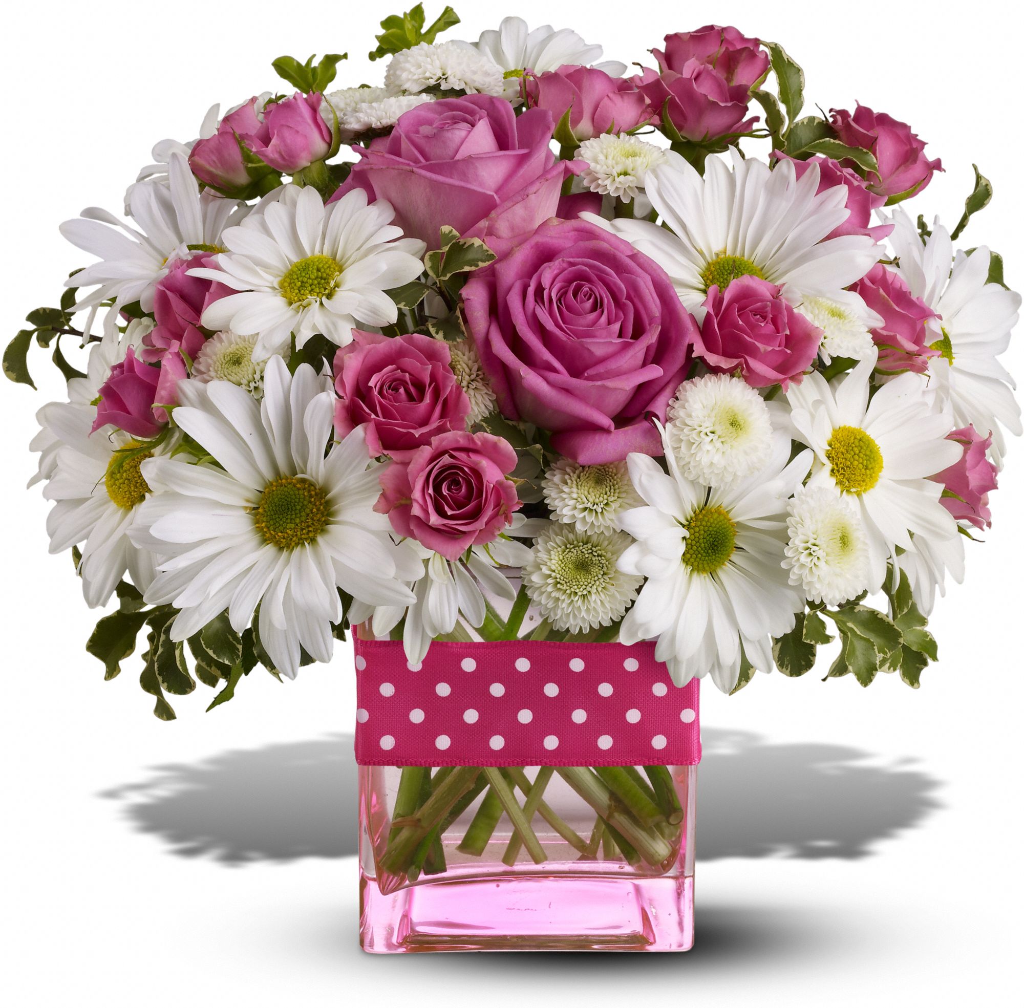 Teleflora's Polka Dots and Posies - Deluxe, picture
