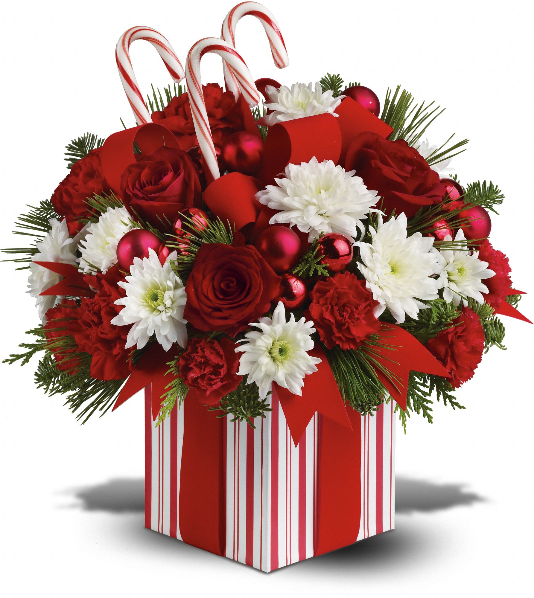Teleflora's Christmas Present Bouquet Flowers