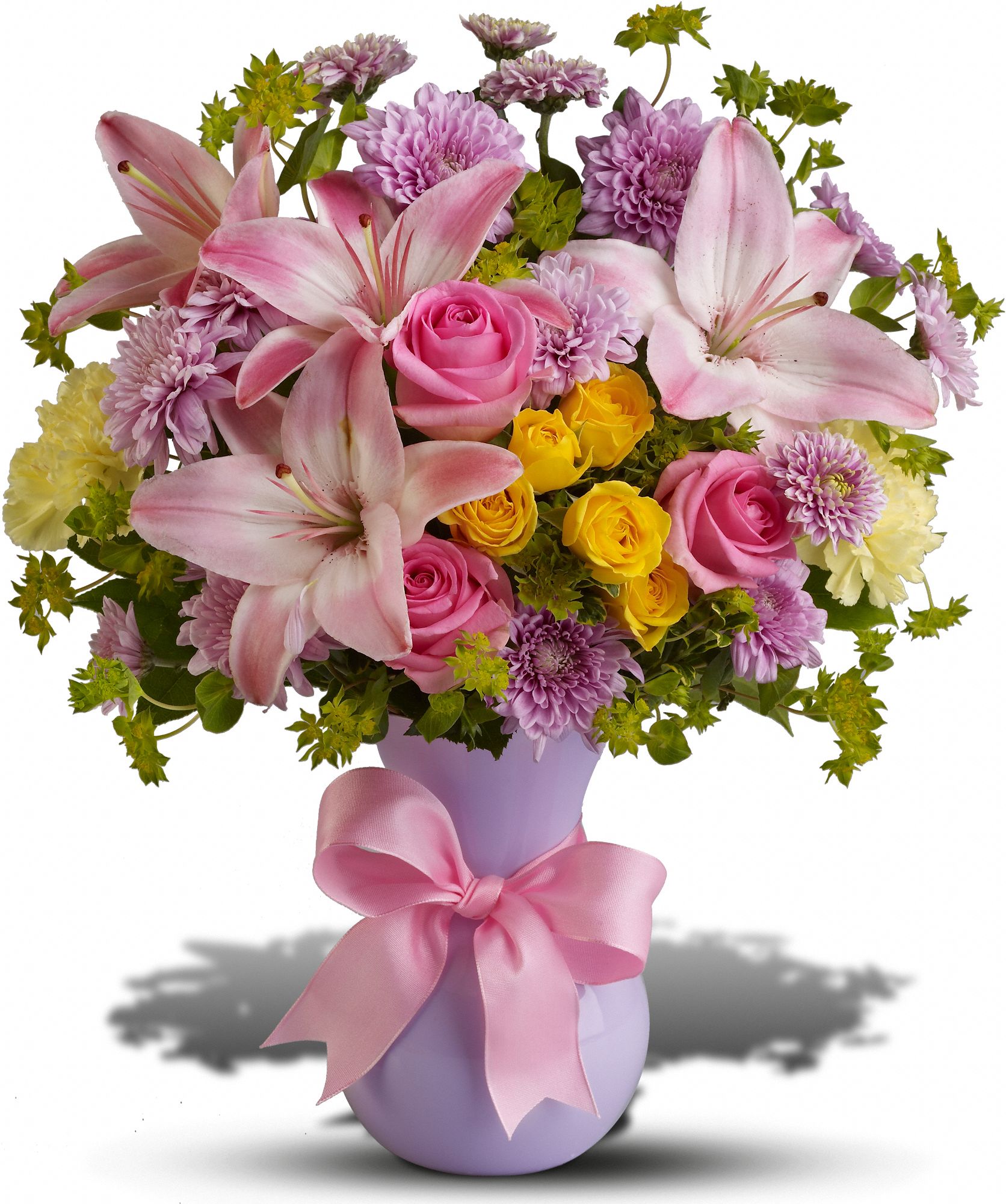 Teleflora's Perfectly Pastel - Deluxe in Anchorage&nbsp;AK, Muffy's Flower Box