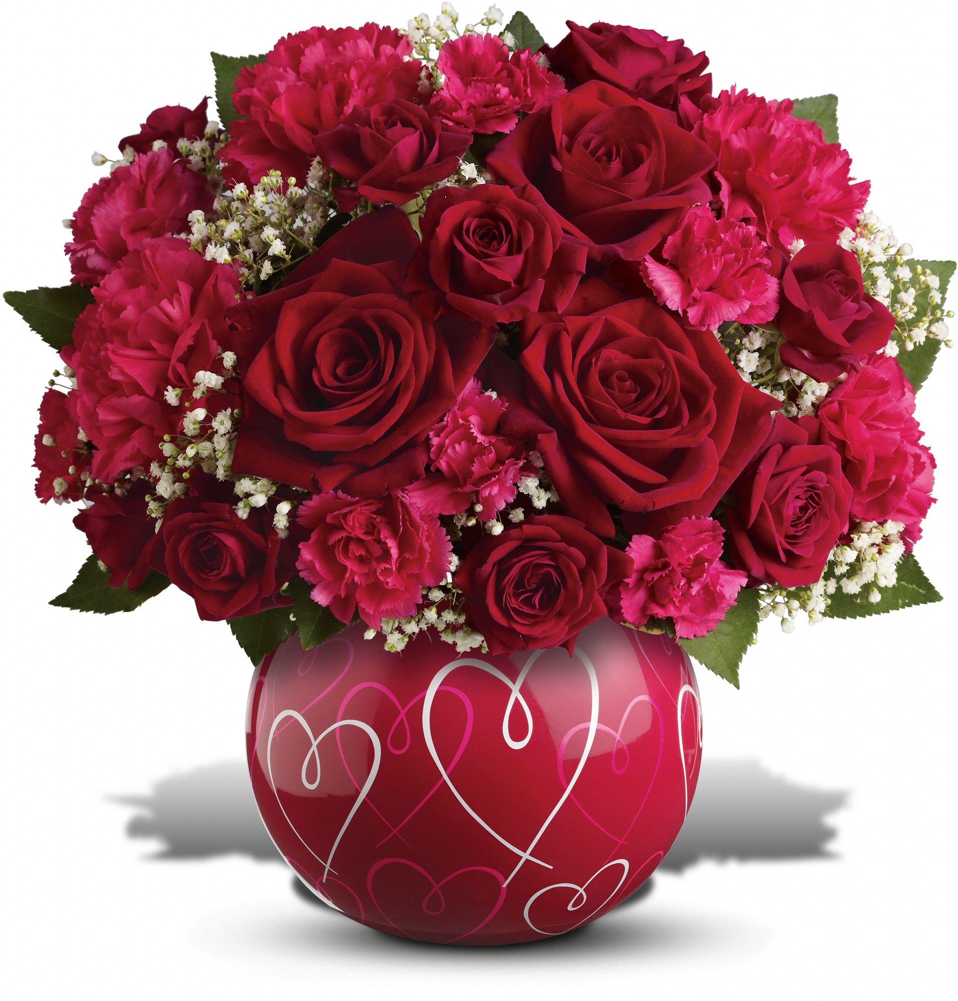 Valentines Day Flowers Heart of Hearts Bouquet