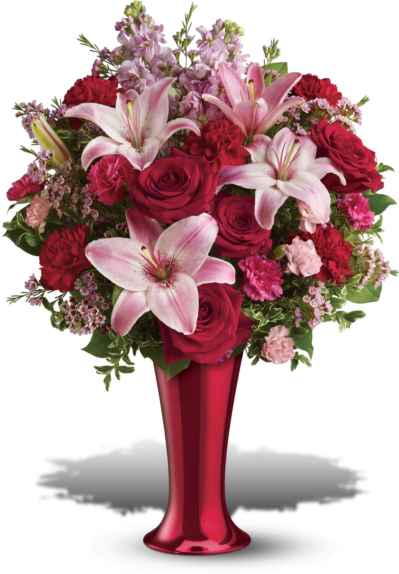 Teleflora's Red Hot Bouquet - Deluxe in Oklahoma City OK Aimee' Florist