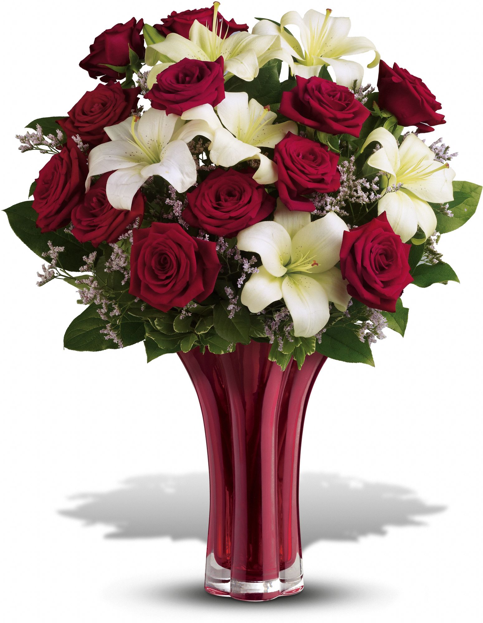 Teleflora's Ruby Nights Dozen - Deluxe in Englewood&nbsp;FL, Ropes and Roses Florist