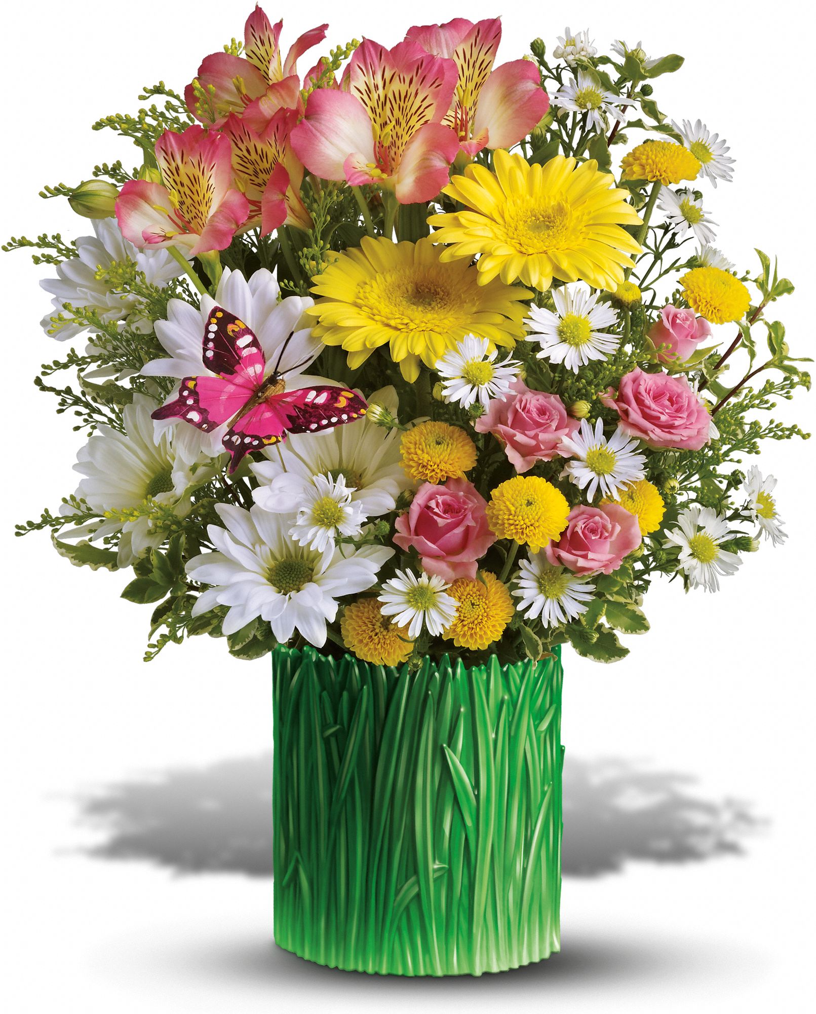 Teleflora's Grass is Greener Bouquet in Galesburg&nbsp;IL, Anderson Florists