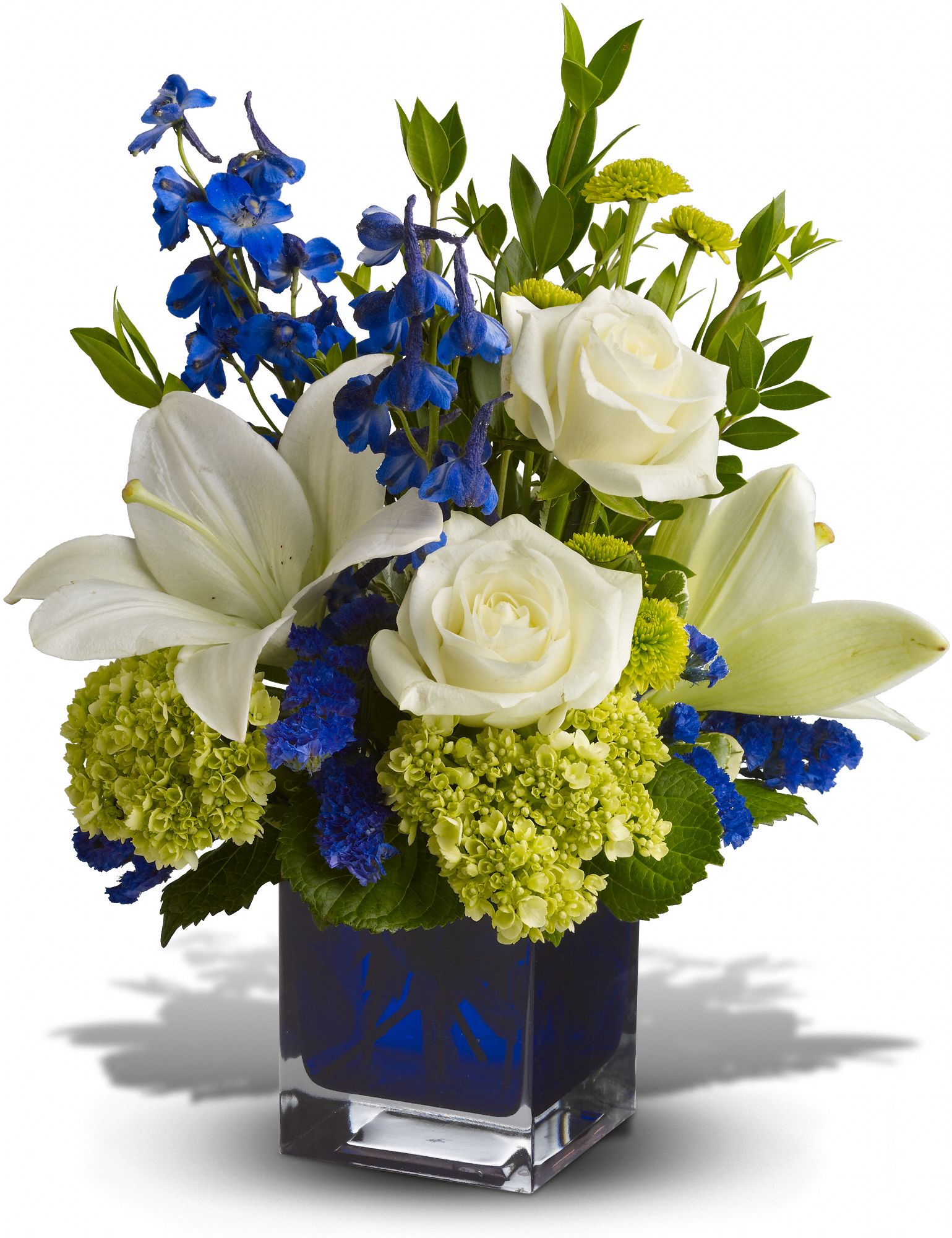 Teleflora's Serenade in Blue Flowers