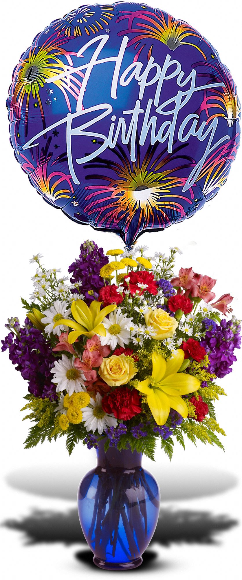 Birthday Fireworks Flowers