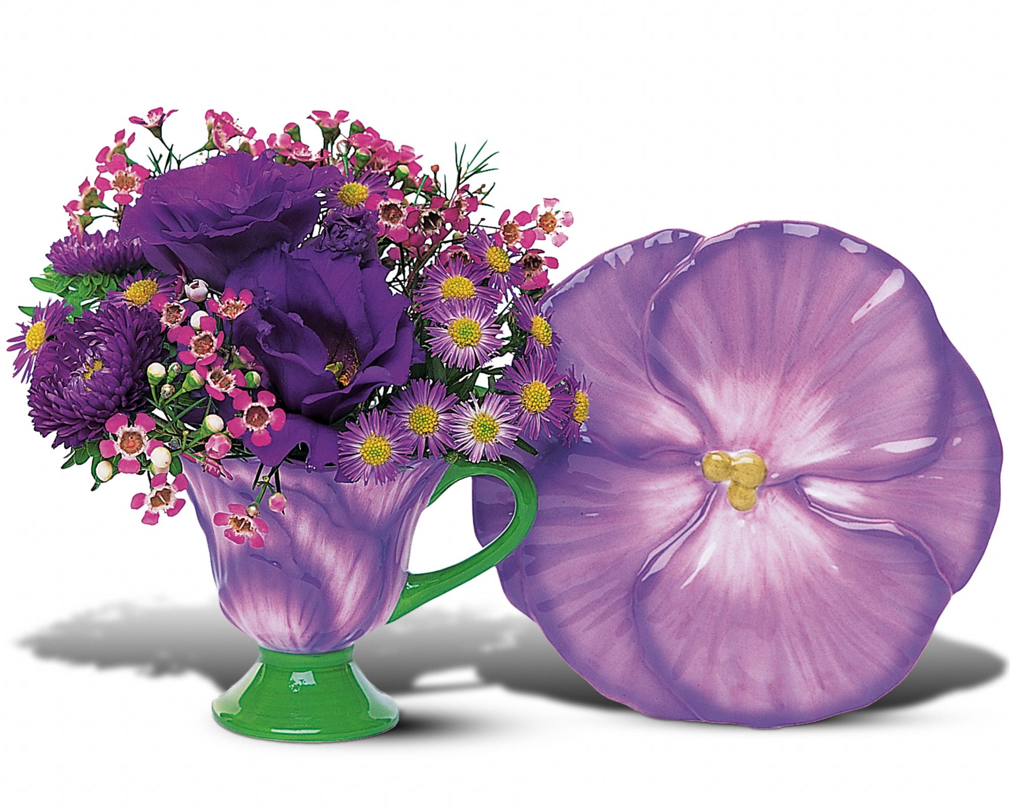 Floral Teacup & Saucer in New Port Richey&nbsp;FL, Cottage Florist Of Trinity