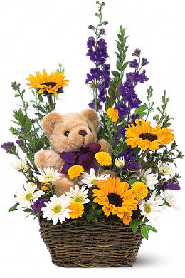 Basket & Bear Arrangement Basket & Bear Arrangement
