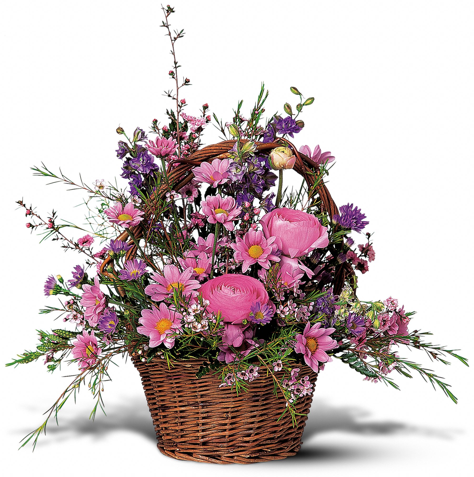 Basket of Blossoms in Princeton&nbsp;WI, Embellished