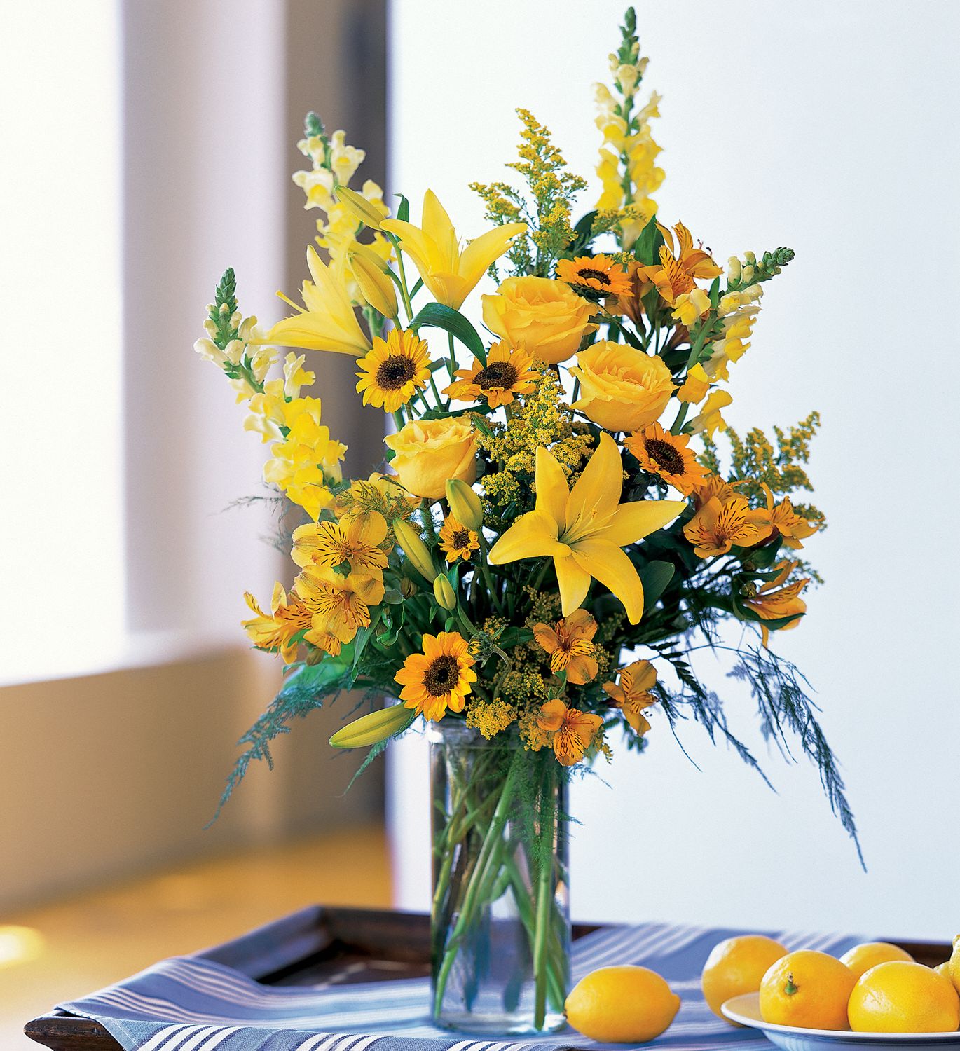 Burst of Yellow Flowers