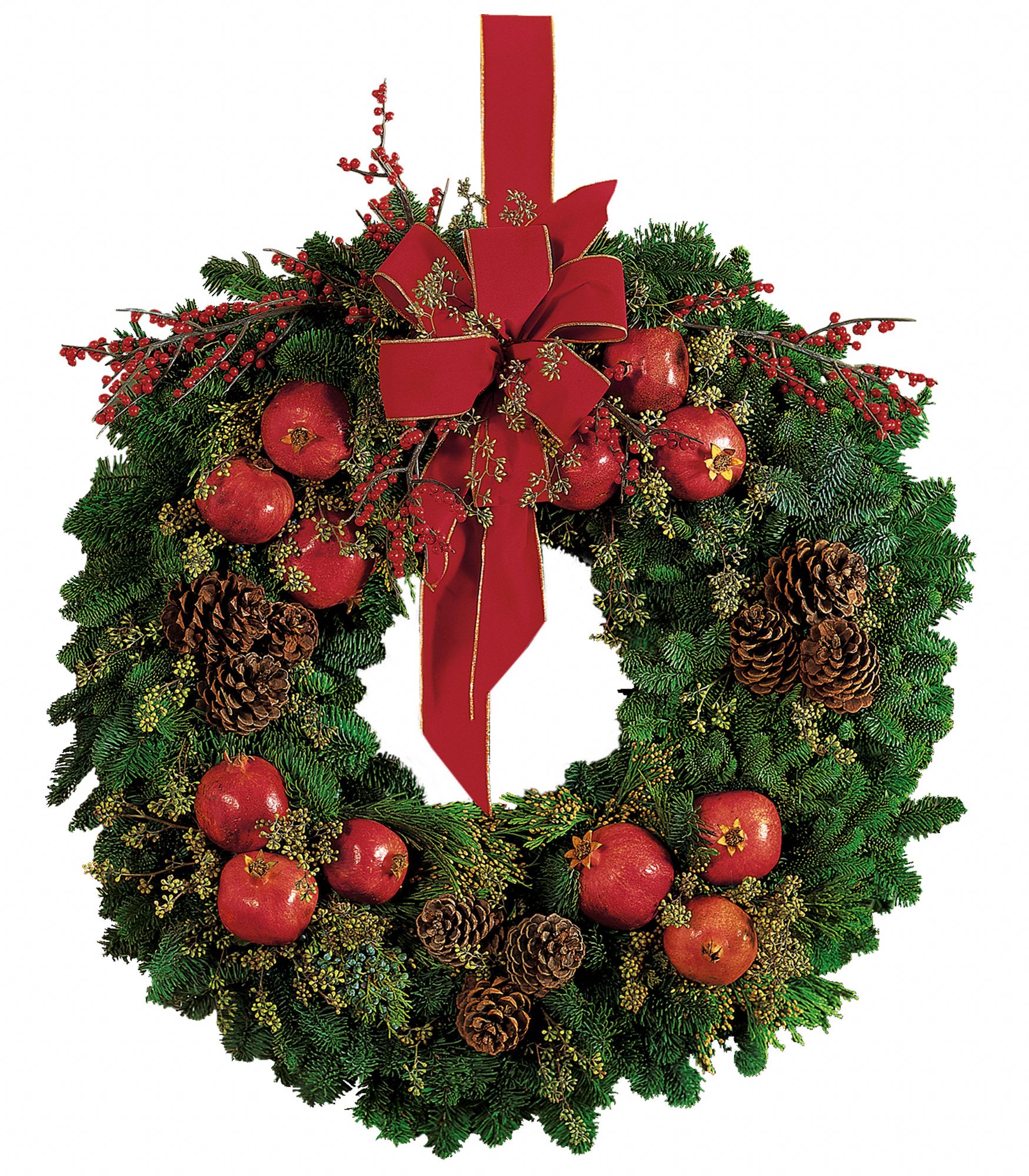 Pomegranate Wreath in New Port Richey&nbsp;FL, Cottage Florist Of Trinity