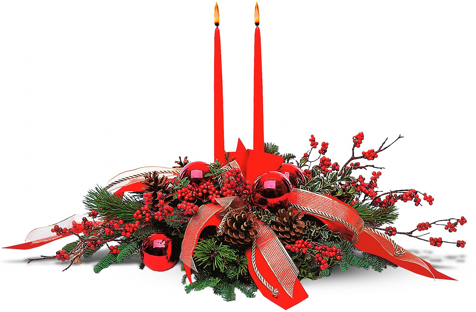 Twin Taper Centerpiece in New Port Richey&nbsp;FL, Cottage Florist Of Trinity