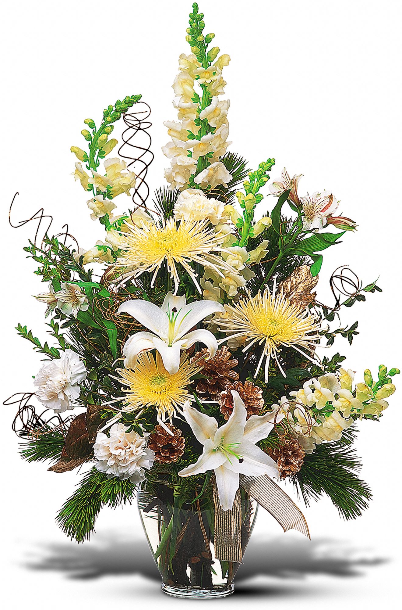 Winter Whites and Glittering Golds in New Port Richey&nbsp;FL, Cottage Florist Of Trinity