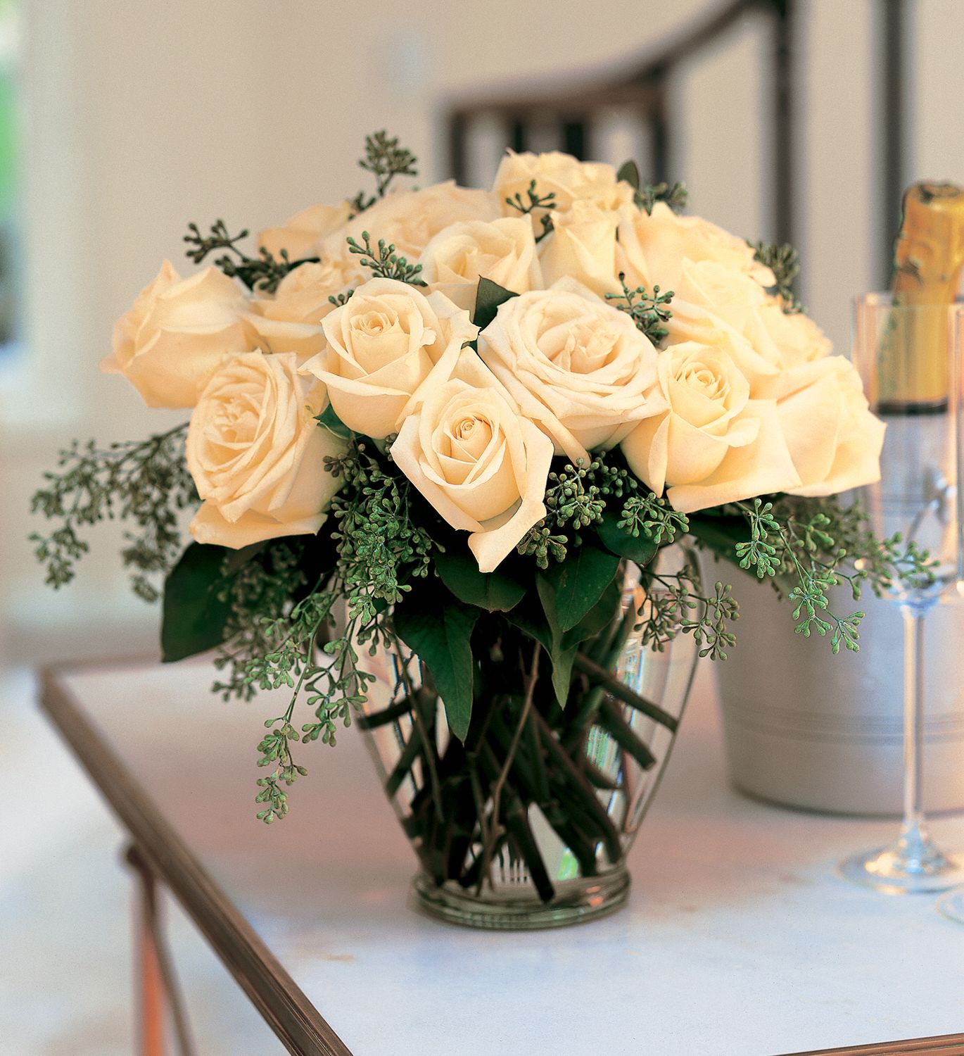White Roses Flowers