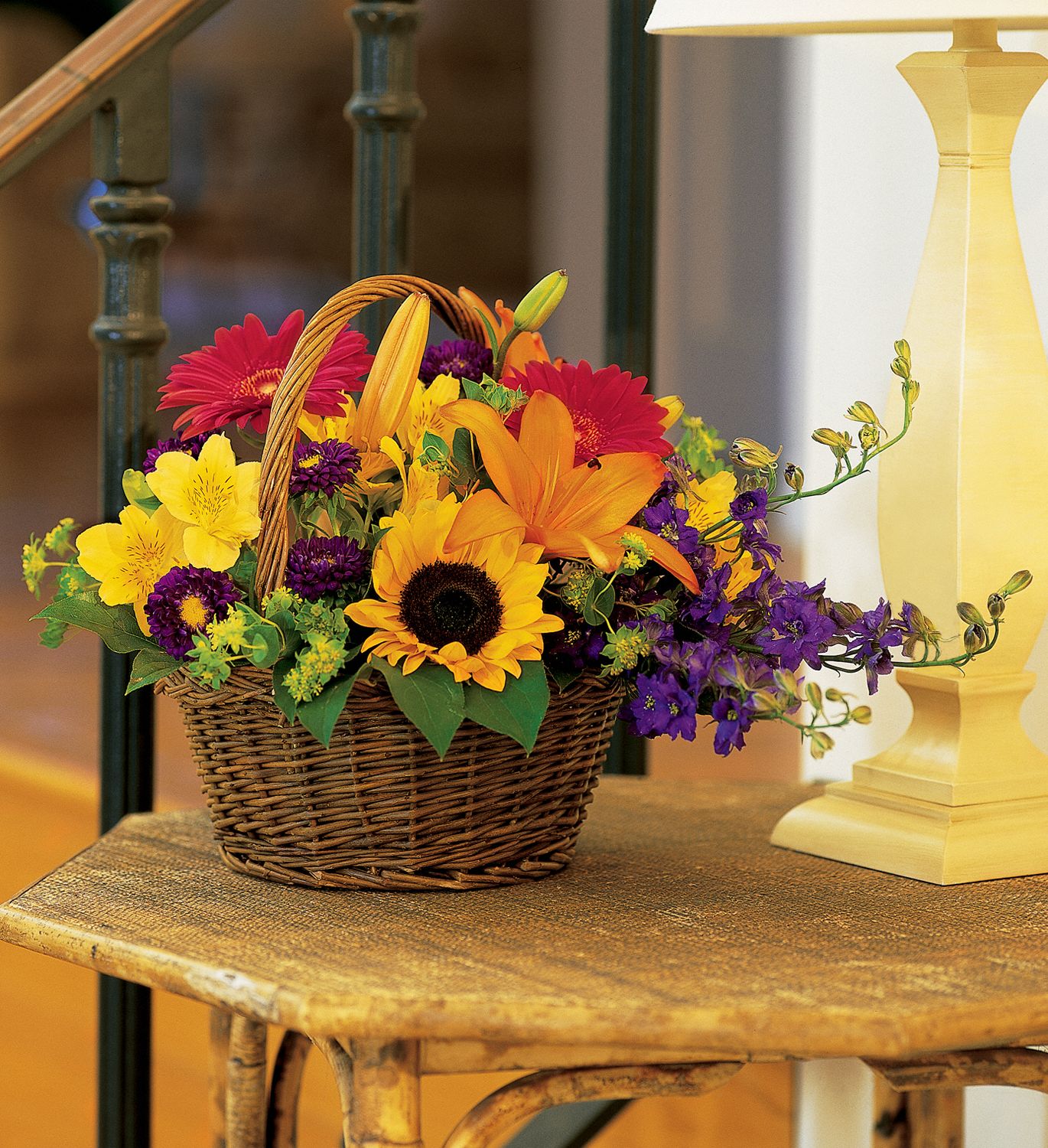 Hunt Valley Florals & Gifts, Hunt Valley, Maryland - Basket of Blooms, picture