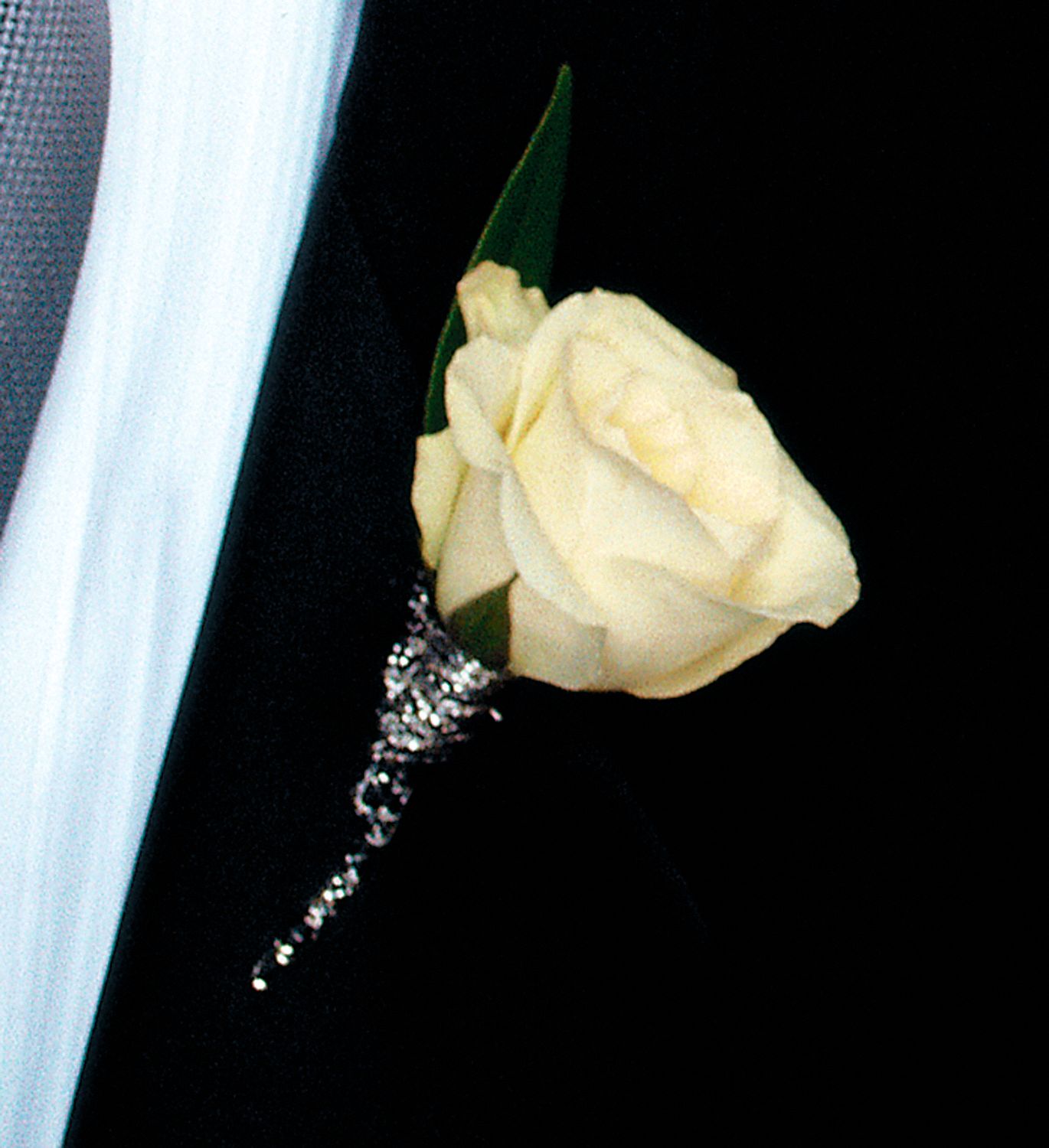 White Rose Boutonniere in West Hills&nbsp;CA, Flowers On the Hills