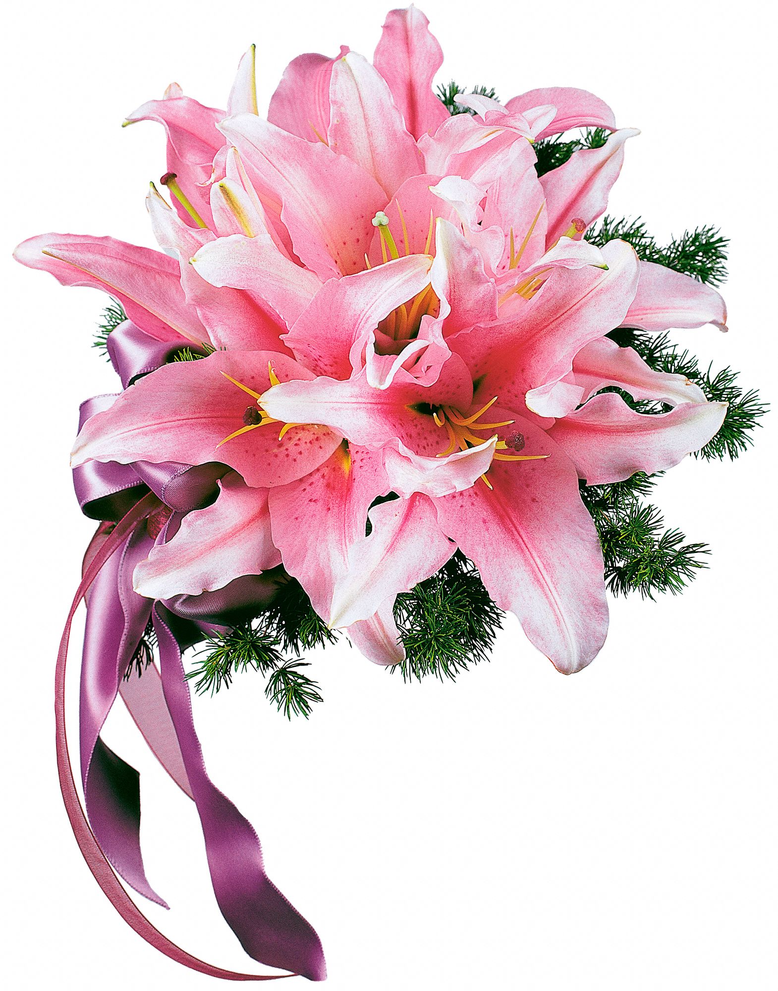 Oriental Lilies Nosegay in West Hills&nbsp;CA, Flowers On the Hills