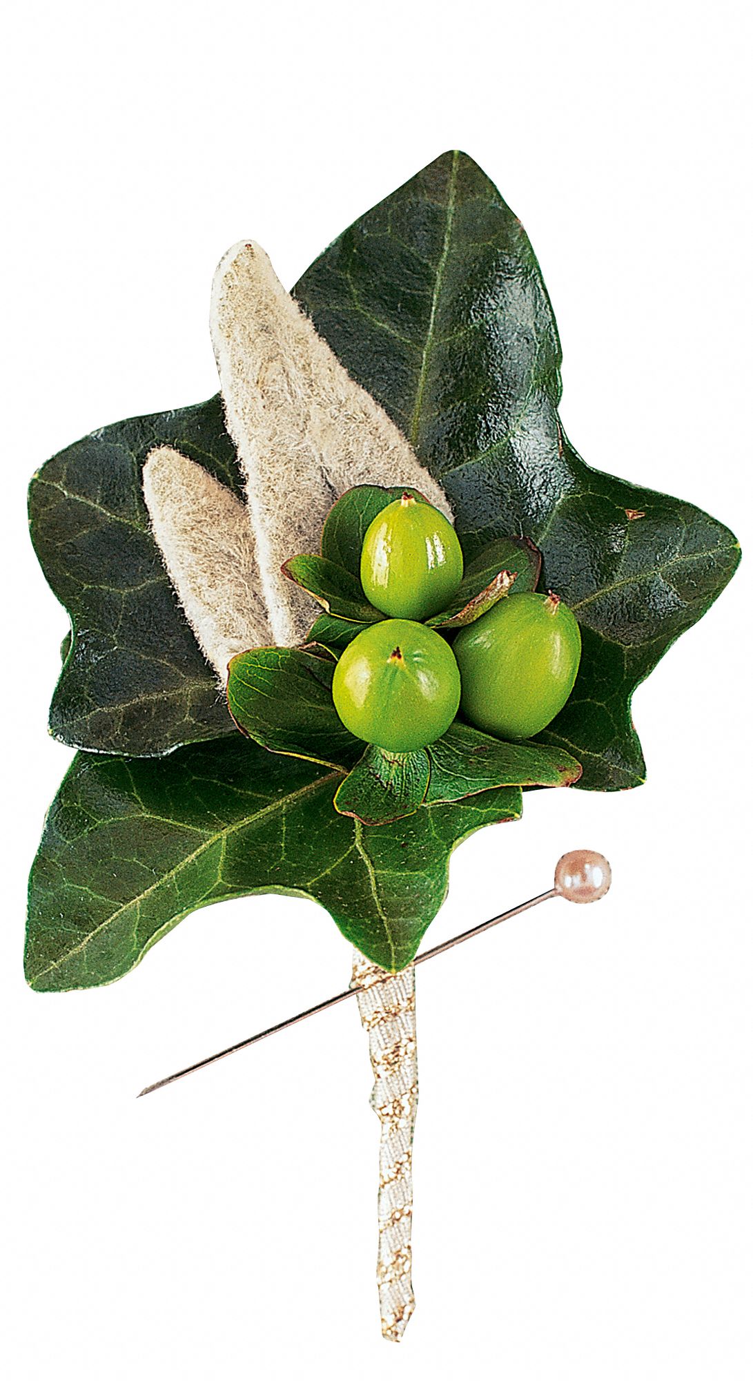 Mixed Foliage Boutonniere in West Hills&nbsp;CA, Flowers On the Hills